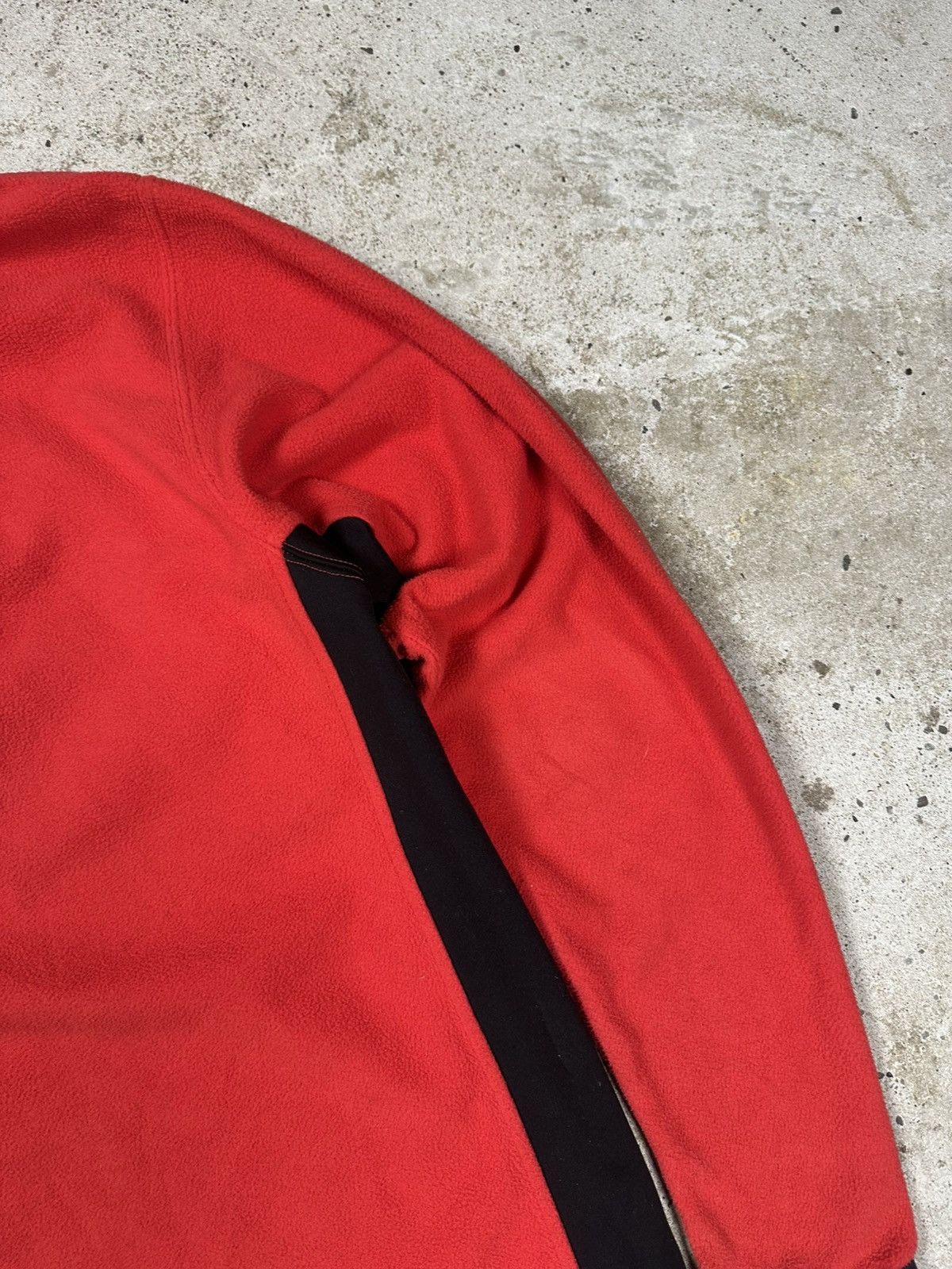 Nike × Vintage Vintage Y2K Nike Fleece Sherpa Swoosh Half Zip Sweatshirt Size US S / EU 44-46 / 1 - 12 Thumbnail