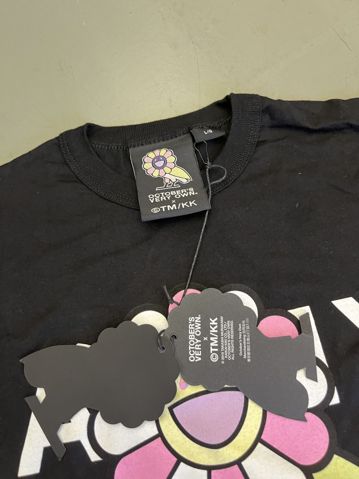 October's Very Own × Takashi Murakami Takashi Murakami x OVO owl surplus owl Black Tshirt Size US L / EU 52-54 / 3 - 3 Thumbnail