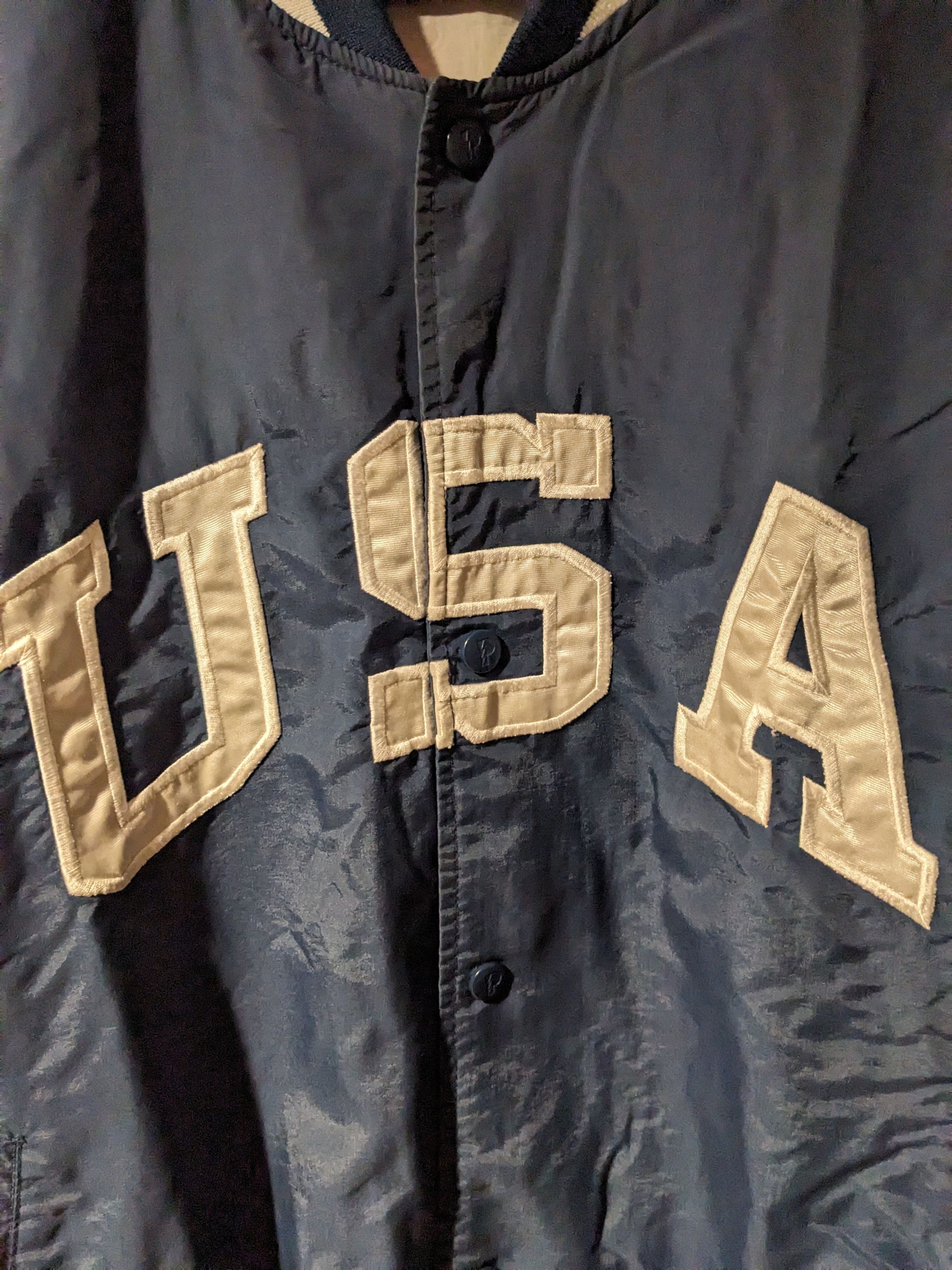 Pro Player × Vintage Vintage 90s USA Sports Olympics Windbreaker Jacket Size US L / EU 52-54 / 3 - 2 Thumbnail