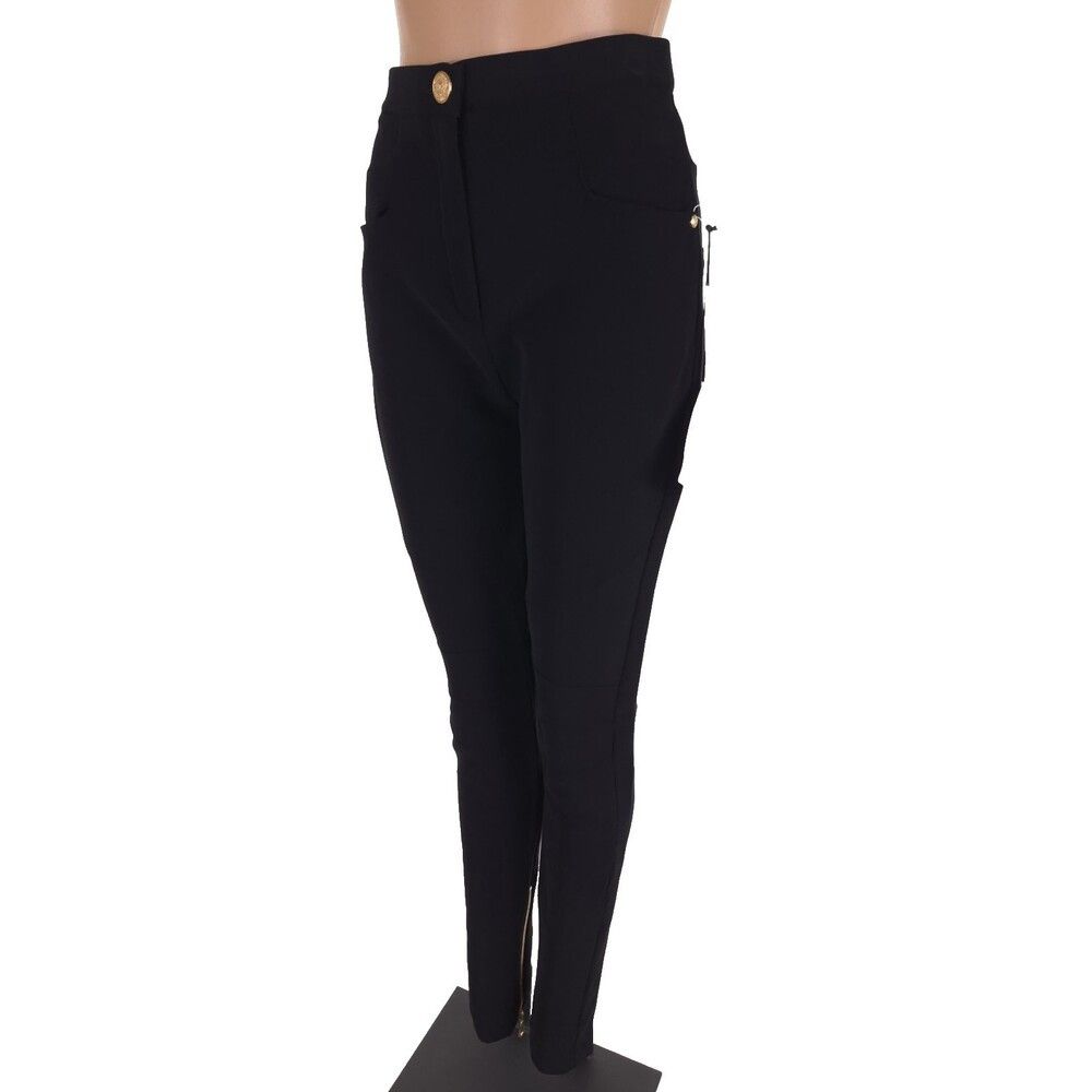 Balmain Balmain Gold Tone Button Trousers w/ Zip Hems 40 US 8 M Size 30" / US 8 / IT 44 - 4 Thumbnail