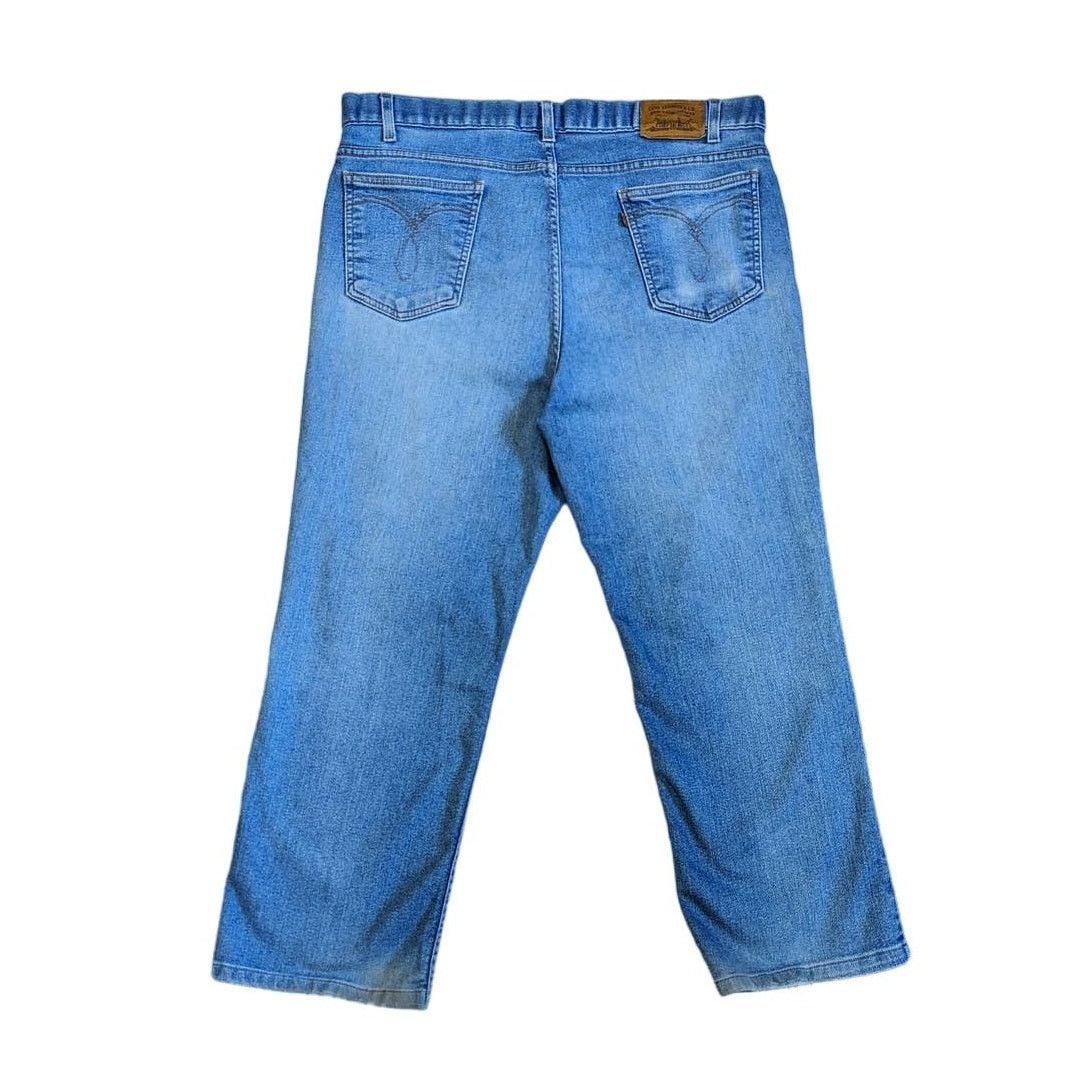 Levi's × Levi's Vintage Clothing × Vintage Vintage Levis 977 Jeans 90s Relaxed Fit Light Wash Denim Size US 40 / EU 56 - 2 Thumbnail