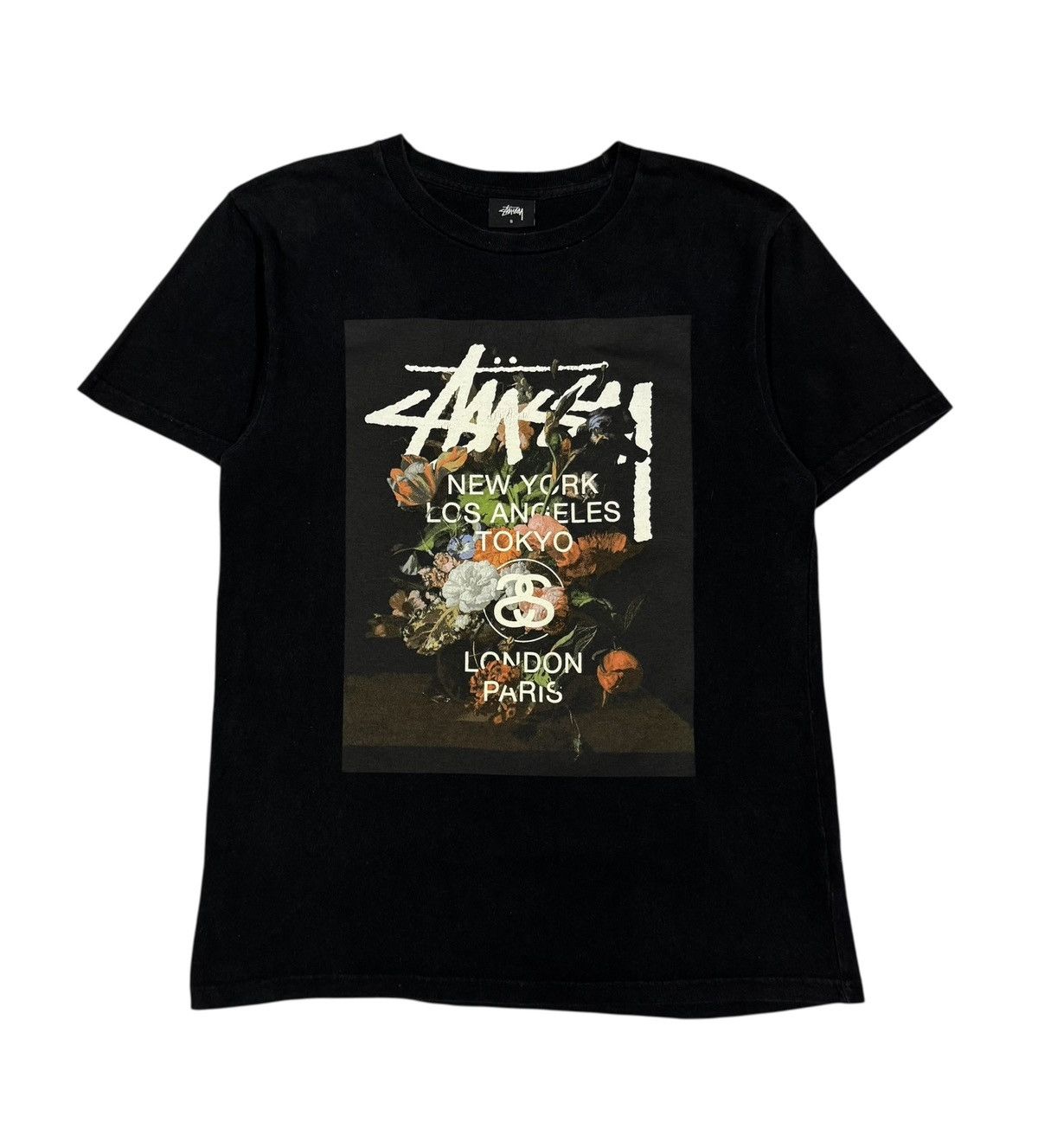 Stussy Stussy Tribe Flowers Printed Tee Size US S / EU 44-46 / 1 - 1 Thumbnail