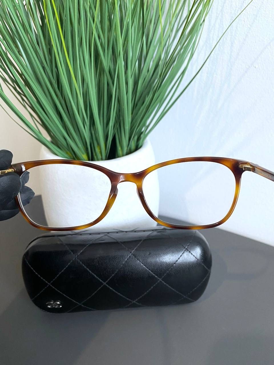 Chanel × Designer CHANEL Women's Rectangle Eyeglasses, 3281 c.1295 Size ONE SIZE - 12 Thumbnail