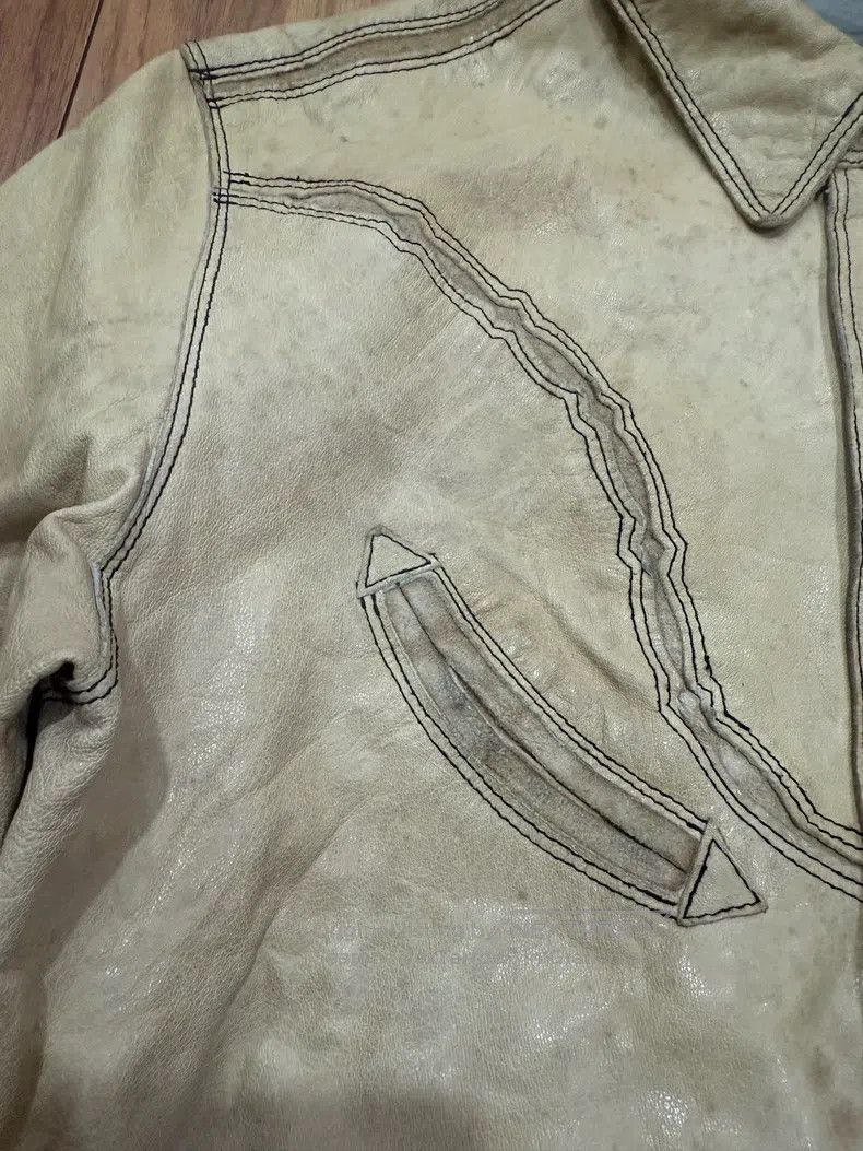 Schott Schott Western leather shirt Size US M / EU 48-50 / 2 - 2 Thumbnail