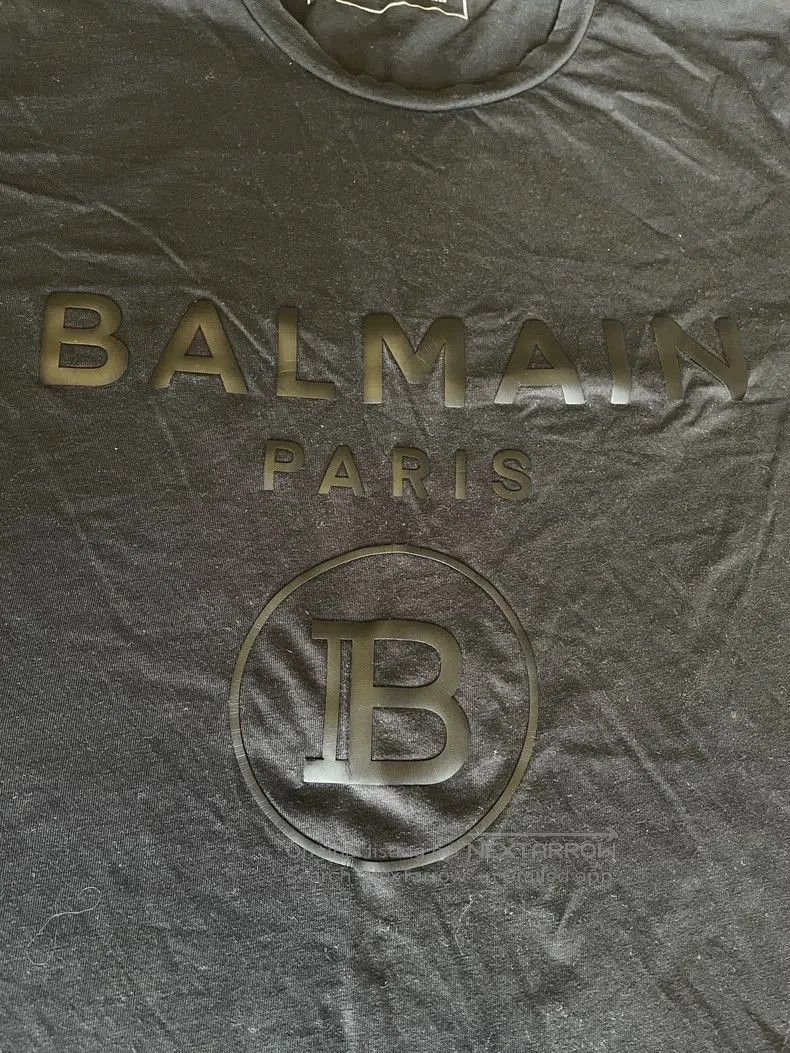 Balmain Balmain Black Short Sleeve T. Size US S / EU 44-46 / 1 - 2 Thumbnail