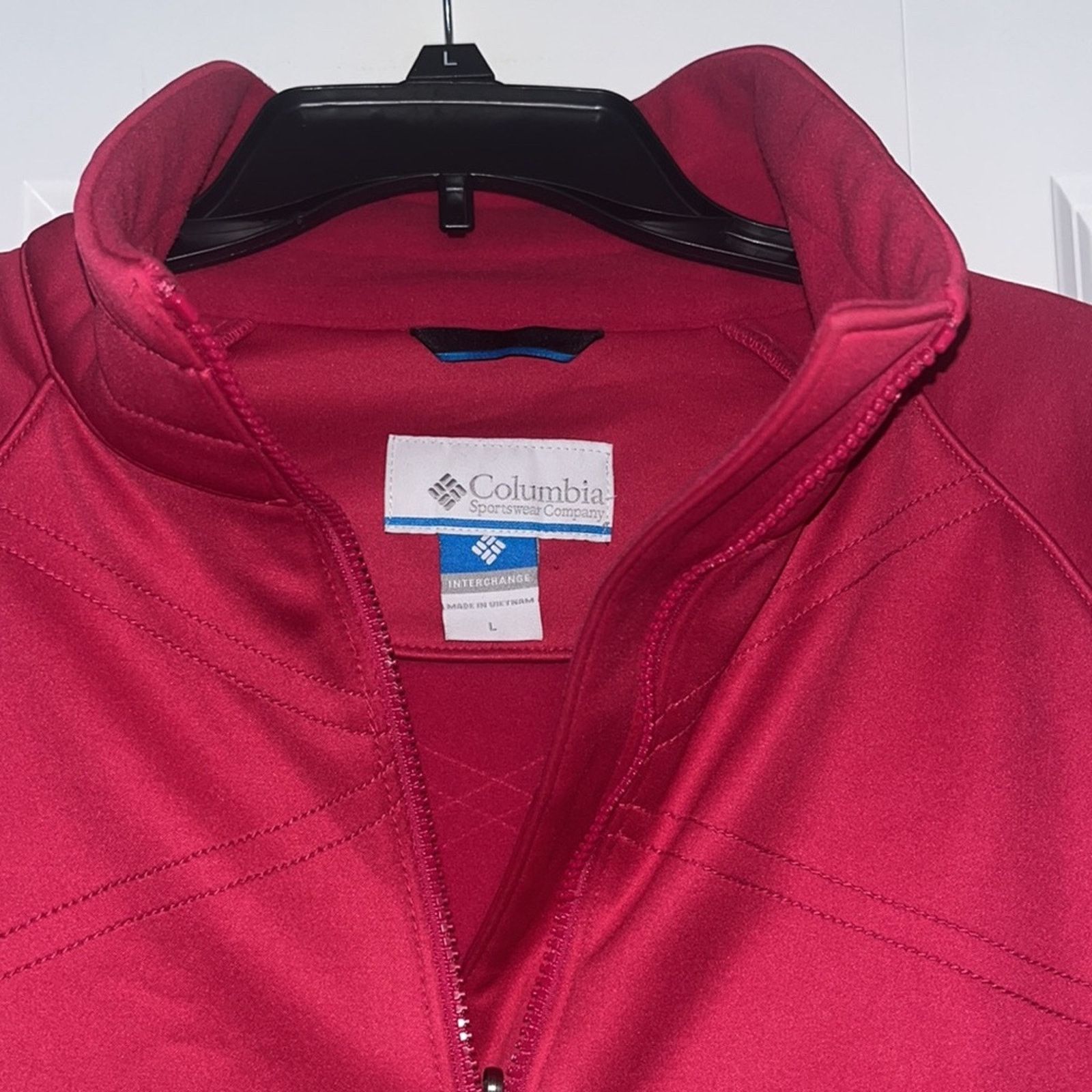 Columbia Columbia Interchange Soft Shell Full Zip Jacket- Pink Sz L Size L / US 10 / IT 46 - 3 Thumbnail