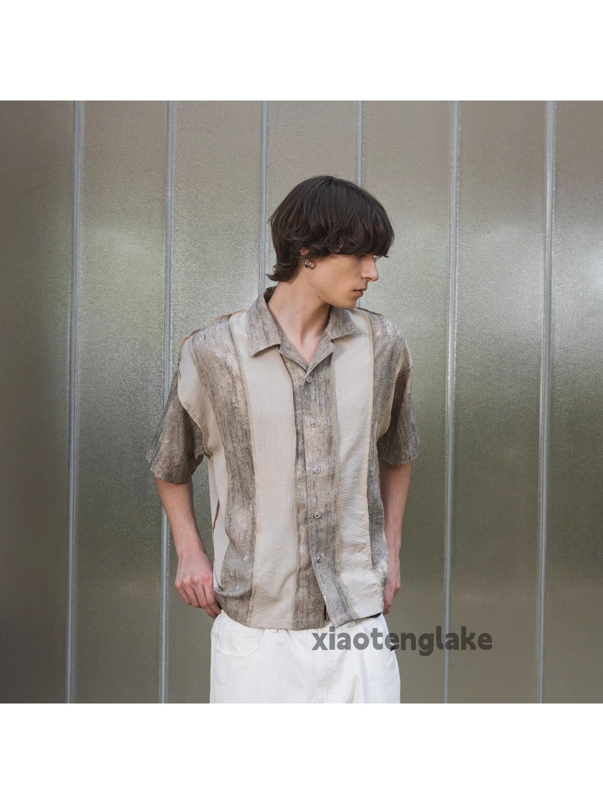 Designer × Japanese Brand × Vintage Unisex outdoor utility loose hiphop y2k pattern shirt Size US L / EU 52-54 / 3 - 3 Thumbnail