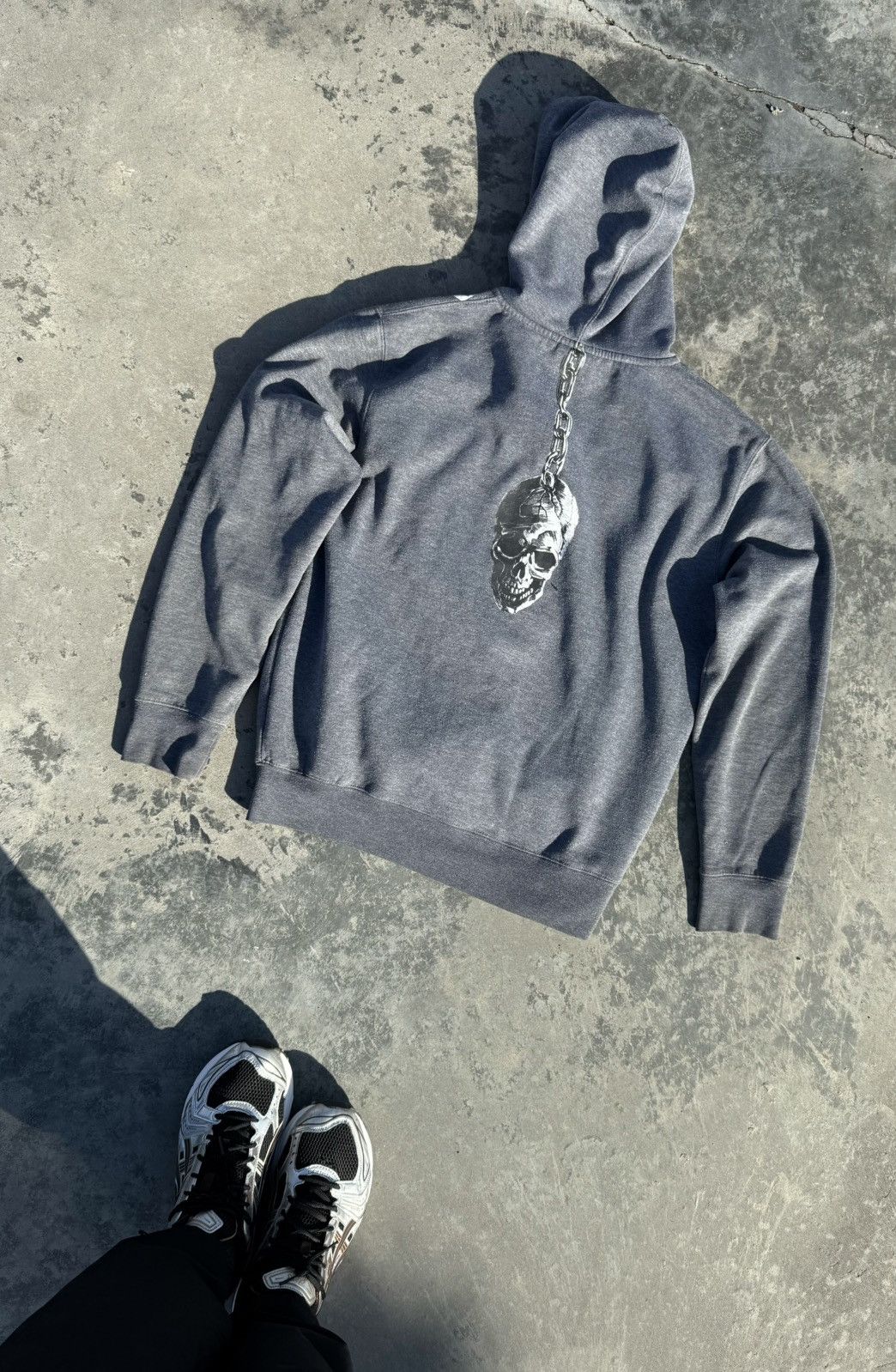 No Fear Vintage No Fear Rare Skull Chain Y2K Baggy Rap Sk8 Hoodie Size US S / EU 44-46 / 1 - 3 Thumbnail