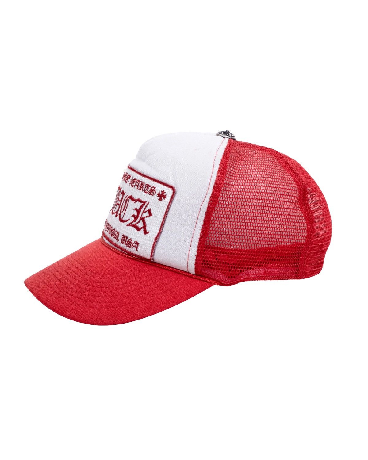 Chrome Hearts Chrome Hearts Red « F*CK » Trucker Cap Vintage Size ONE SIZE - 2 Thumbnail