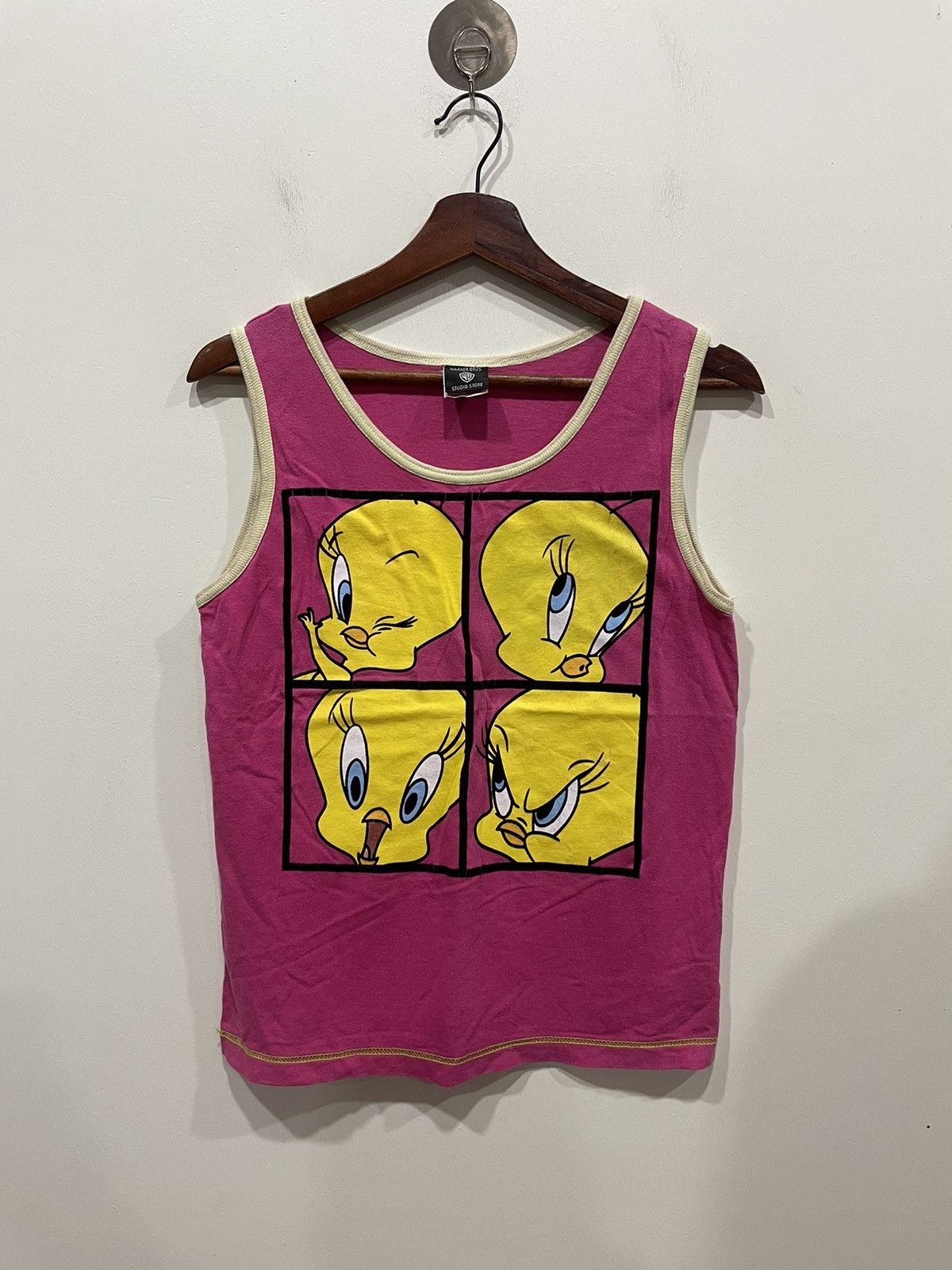 Vintage Vintage Warner Bros Looney Tunes Tank top Size L / US 10 / IT 46 - 1 Thumbnail
