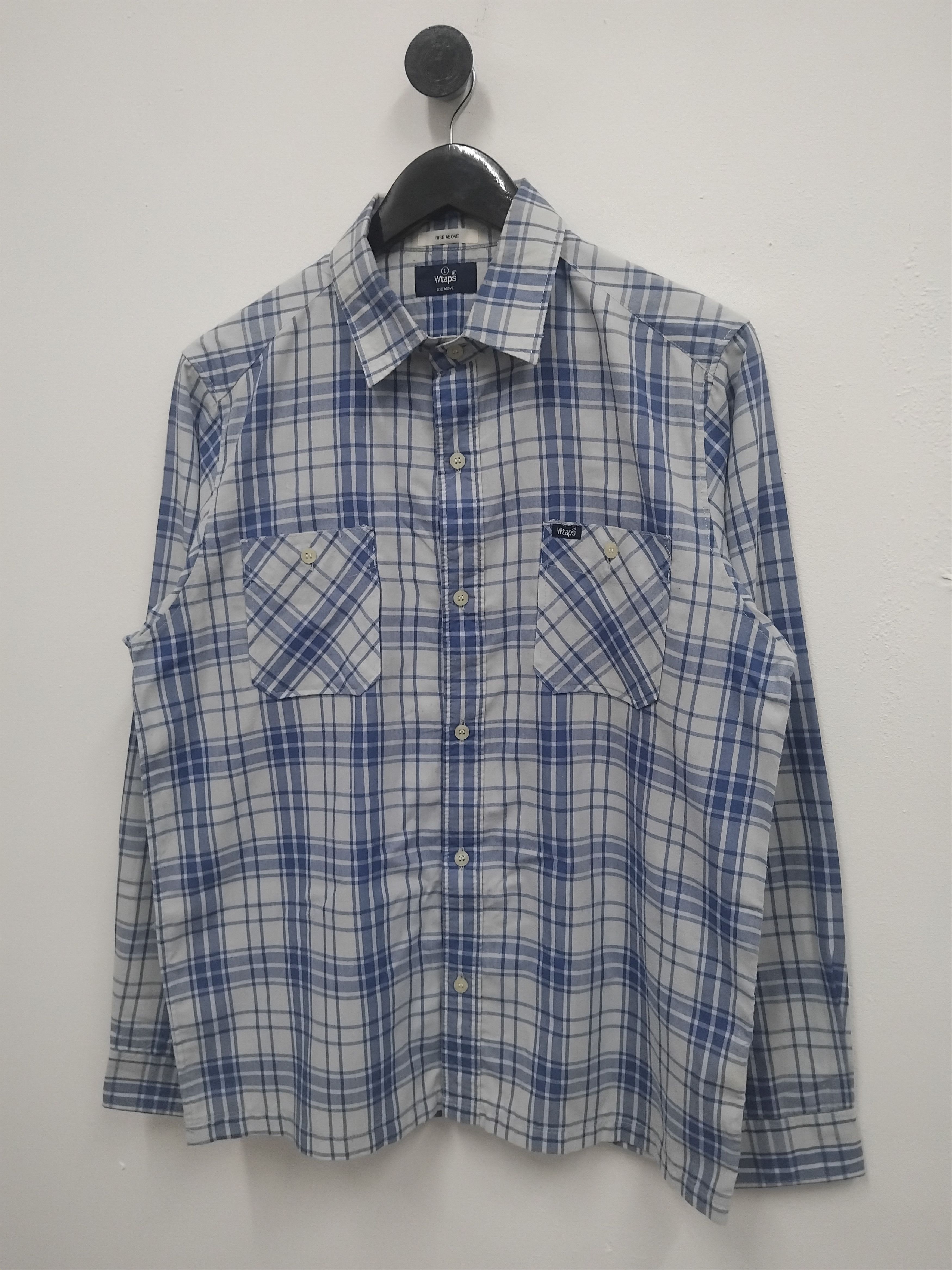 Japanese Brand 💥WTAPS Union L/S Checkered Shirt Size US L / EU 52-54 / 3 - 3 Thumbnail