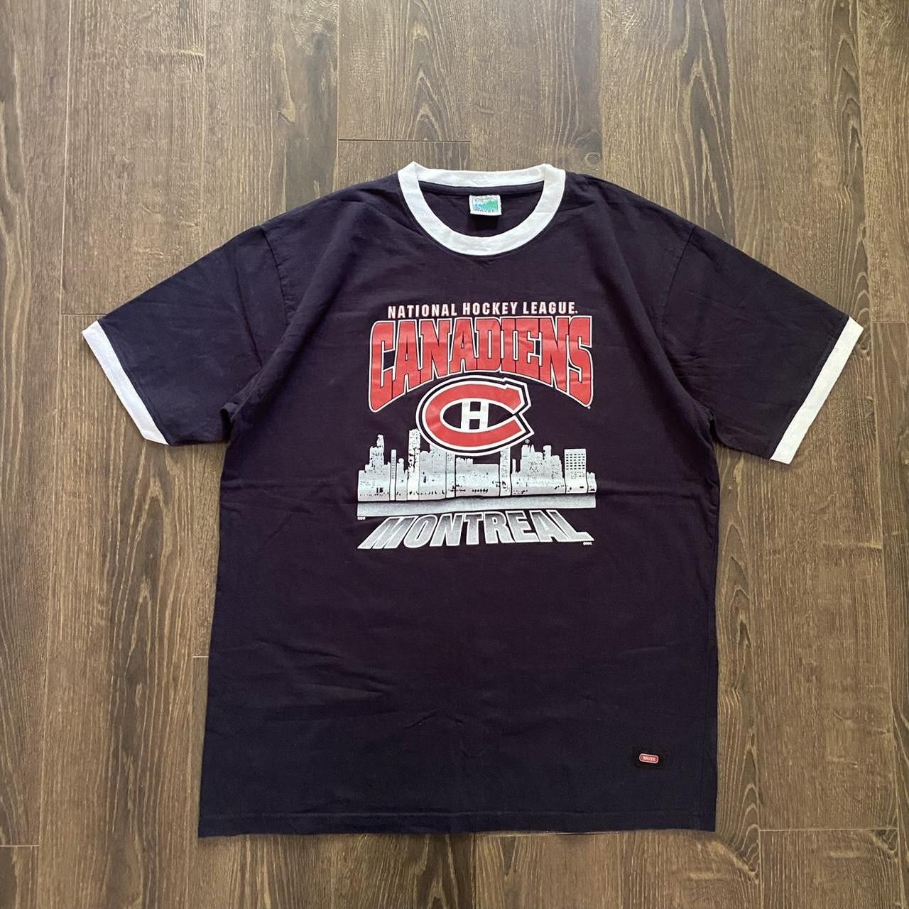 NHL Montreal Canadians vintage 90s wave tag tee Size US XL / EU 56 / 4 - 3 Thumbnail