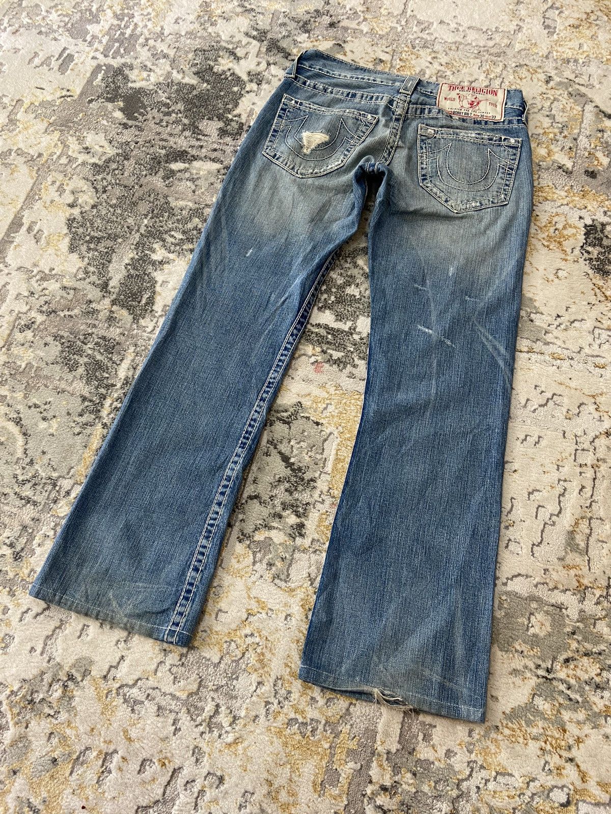 If Six Was Nine × Other × True Religion Y2K REVIVAL FLARE WASH DENIM JEANS Size US 34 / EU 50 - 1 Thumbnail