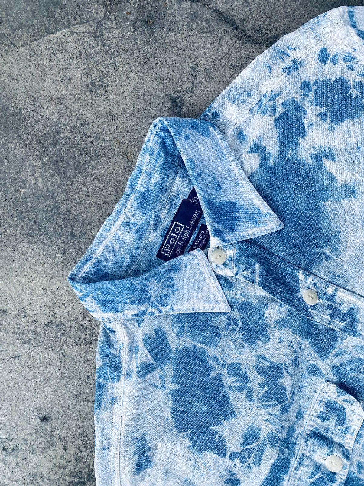 Polo Ralph Lauren Vintage Polo Ralph Lauren Acid Wash Button Ups Long Sleeve Size US L / EU 52-54 / 3 - 3 Thumbnail