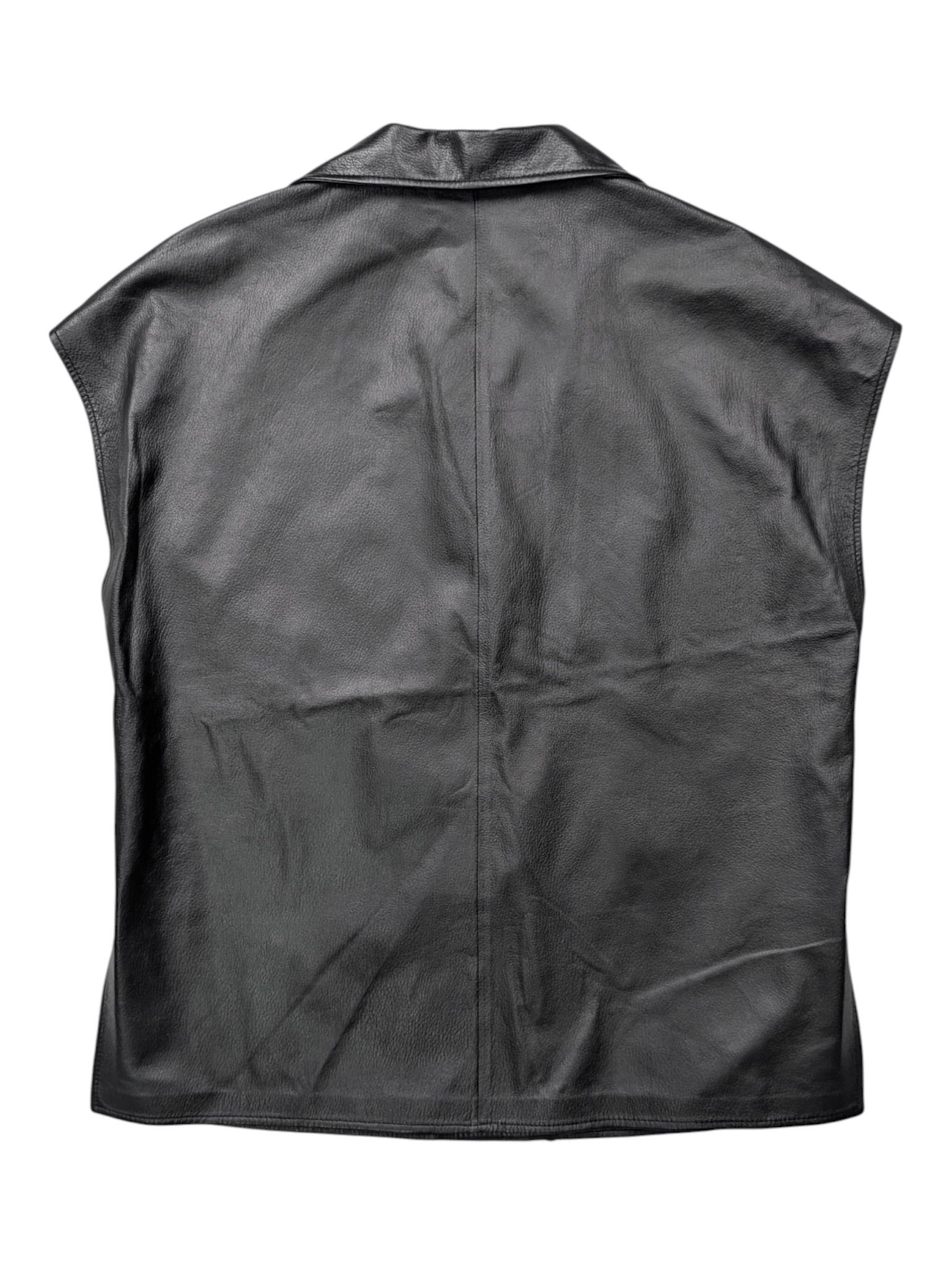 Dior Christian Dior Black Lamb Leather Vest Size XS / US 0-2 / IT 36-38 - 2 Thumbnail