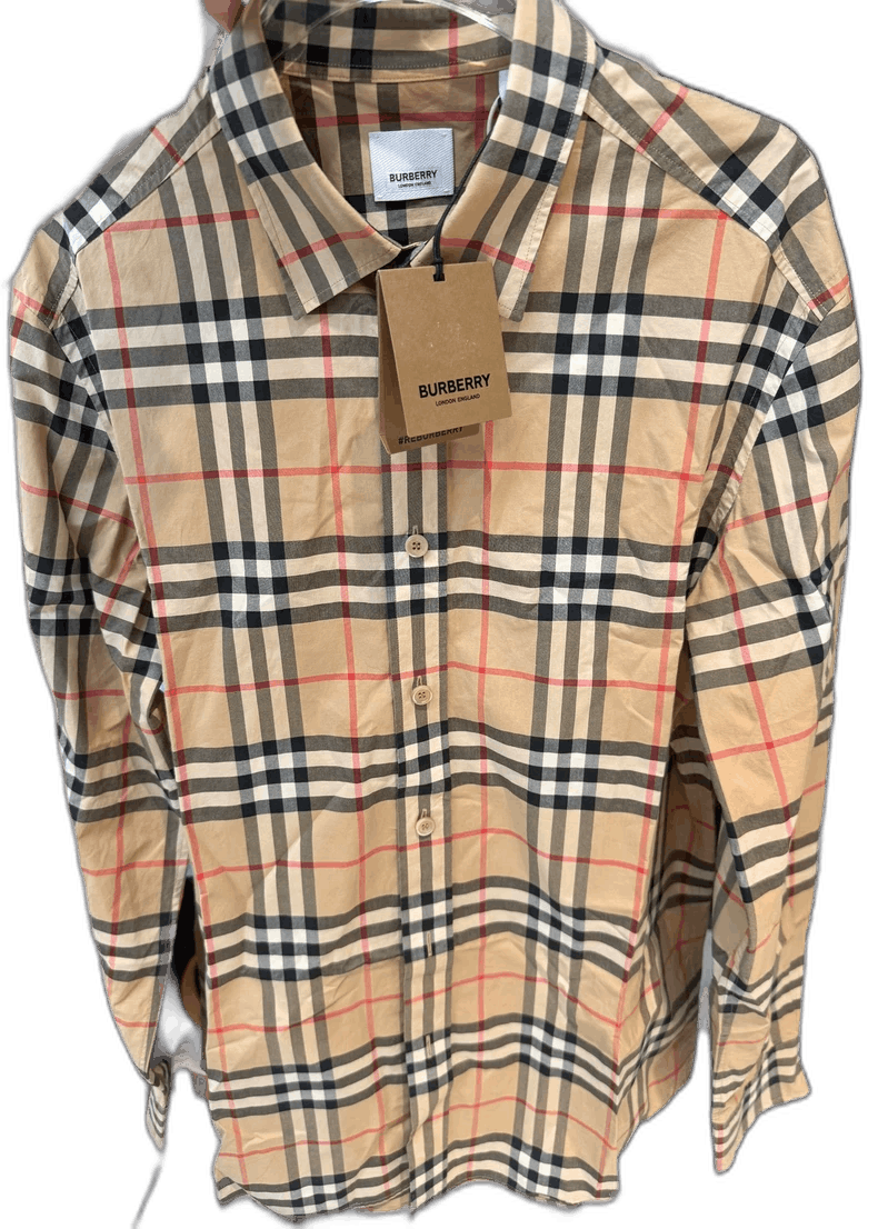 Burberry Burberry Classic Plaid Long Sleeve Shirt Size US M / EU 48-50 / 2 - 1 Thumbnail