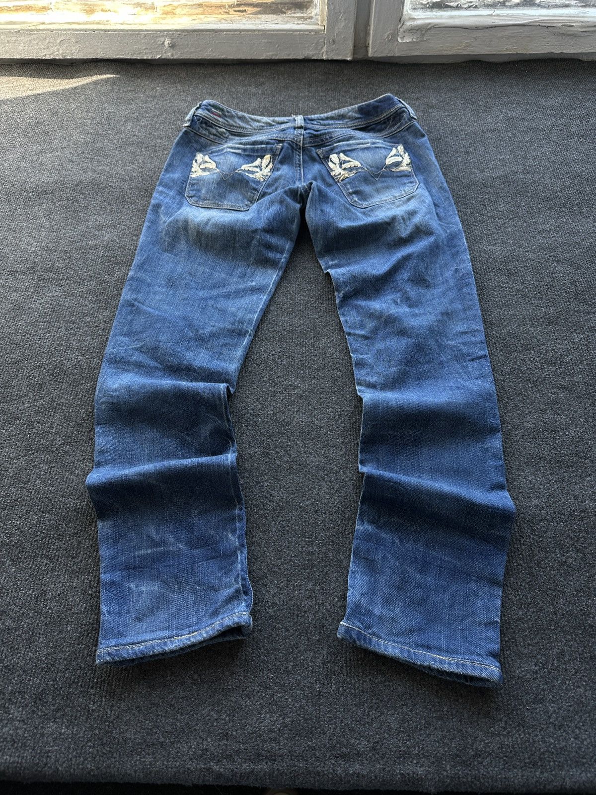 Diesel 🚨 DIESEL AVANT GARDE GOTHIC WOMEN JEANS LOGO IFSIXWASNINE Size 26" / US 2 / IT 38 - 1 Thumbnail