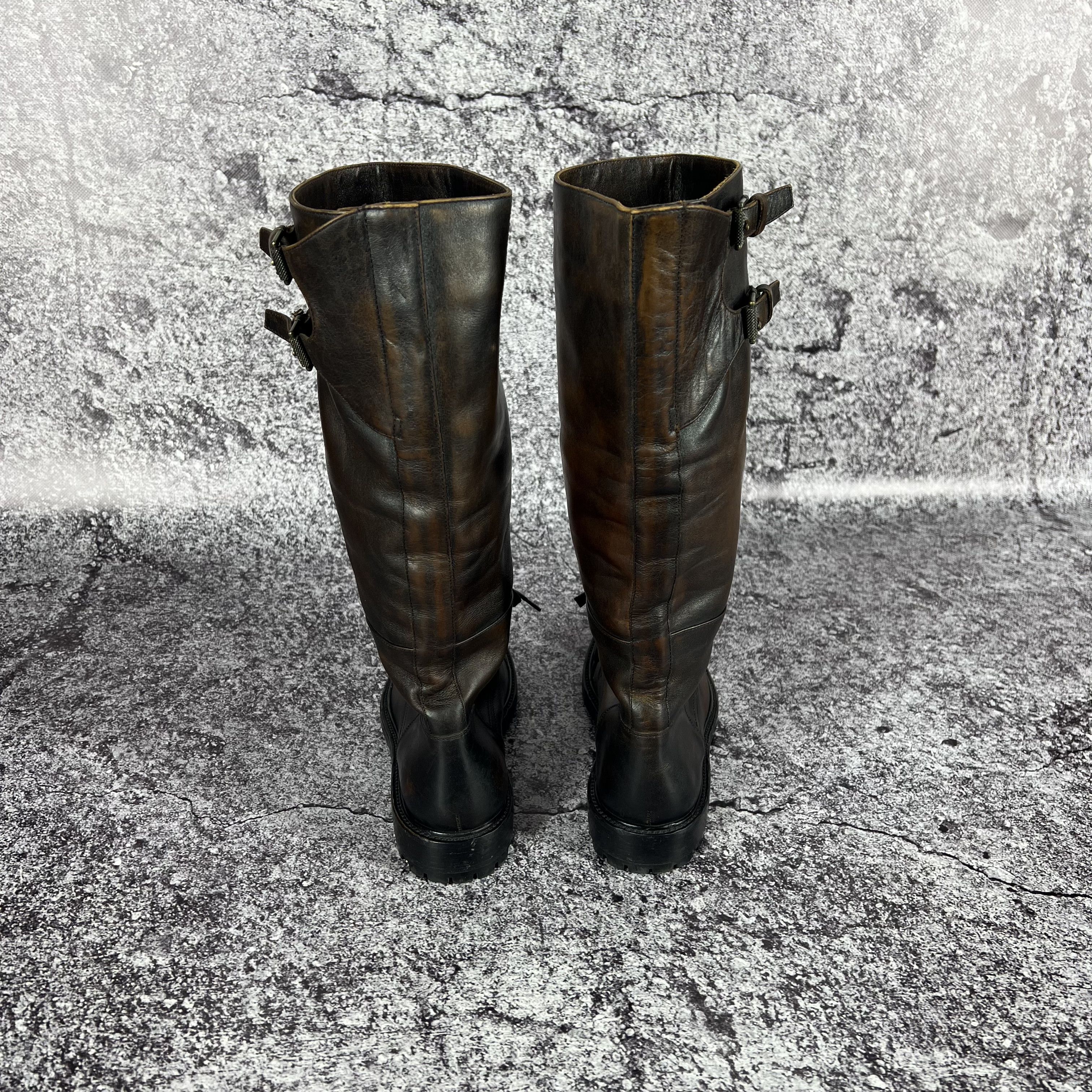 Belstaff Belstaff Banbridge Tall Riding Boots Leather Italy Size 37 Size US 7 / IT 37 - 4 Thumbnail