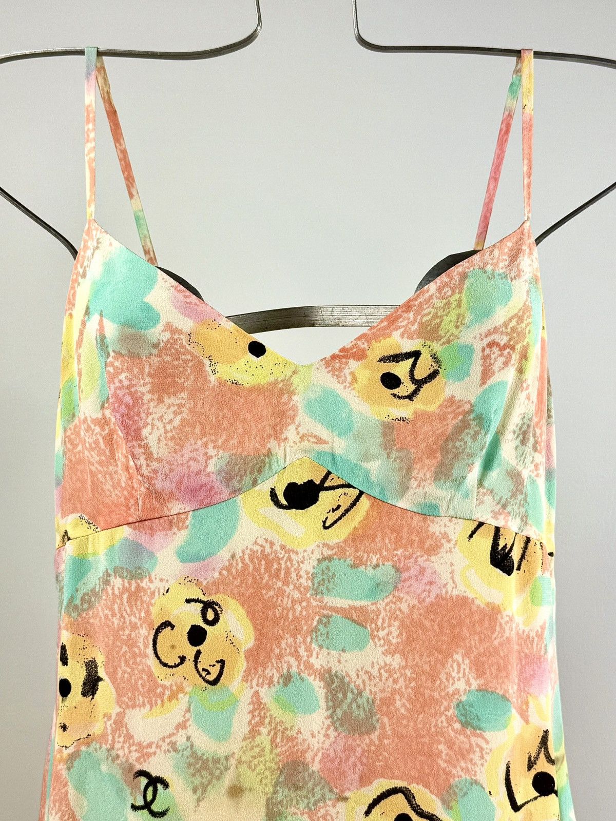 Chanel Chanel - Karl Lagerfeld - SS/97 - Floral - Silk - Slip Dress Size S / US 4 / IT 40 - 3 Thumbnail