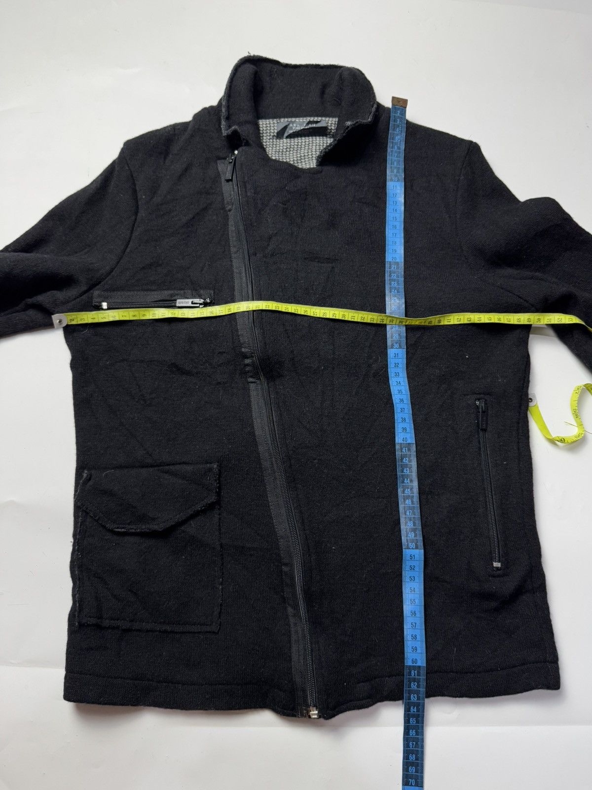 Isamu Katayama Backlash Asymmetrical Wool Jacket Zaraman Ifsix Lgb Styled Size US M / EU 48-50 / 2 - 5 Thumbnail