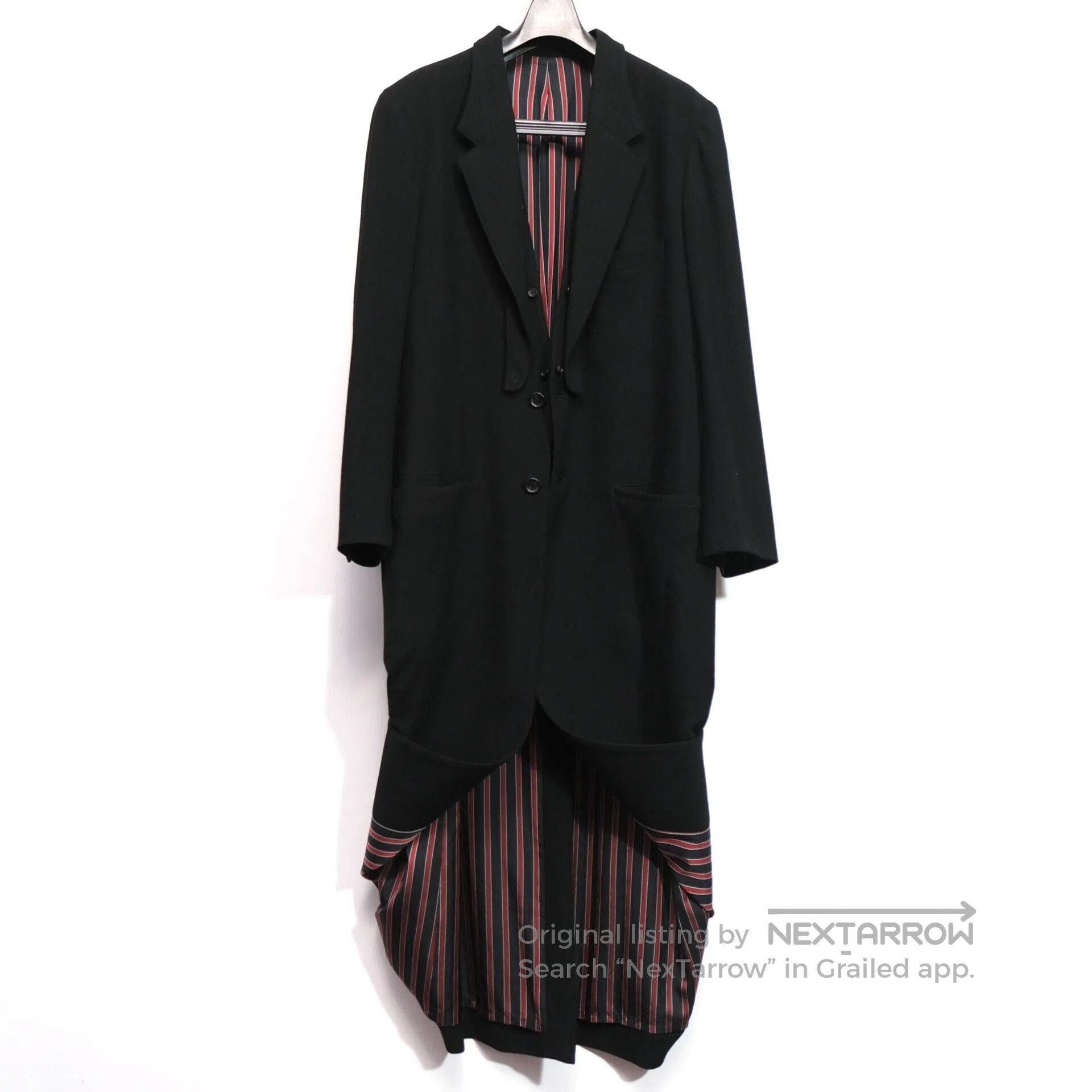 Yohji Yamamoto Yohji Yamamoto Red Tail Coat. Size US M / EU 48-50 / 2 - 1 Thumbnail