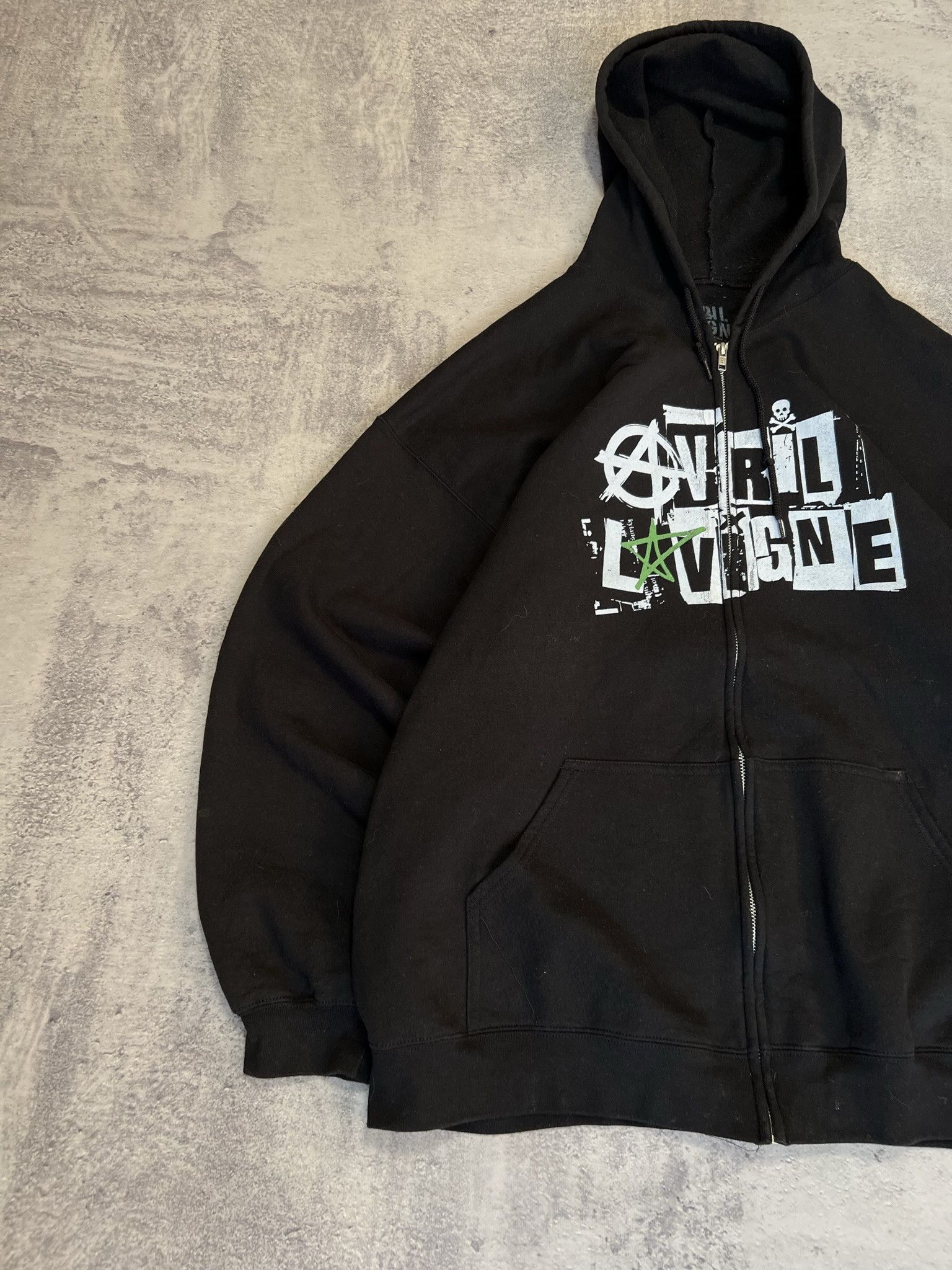 Fruit Of The Loom Avril Lavigne Mens Full Zip Hoodie 2024 Greatest Hits Tour Size US XL / EU 56 / 4 - 4 Thumbnail