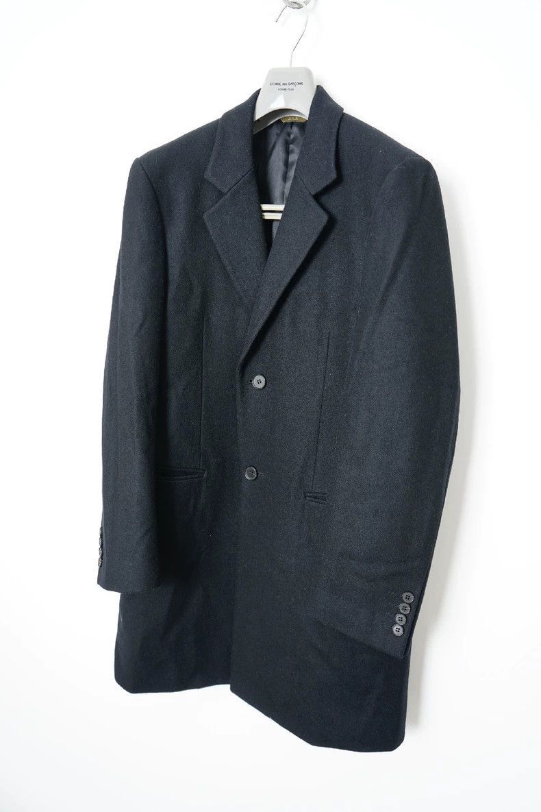 Yohji Yamamoto Yohji Yamamoto Yohji Yamamoto Wool Long Coat for Sale Size US M / EU 48-50 / 2 - 2 Thumbnail