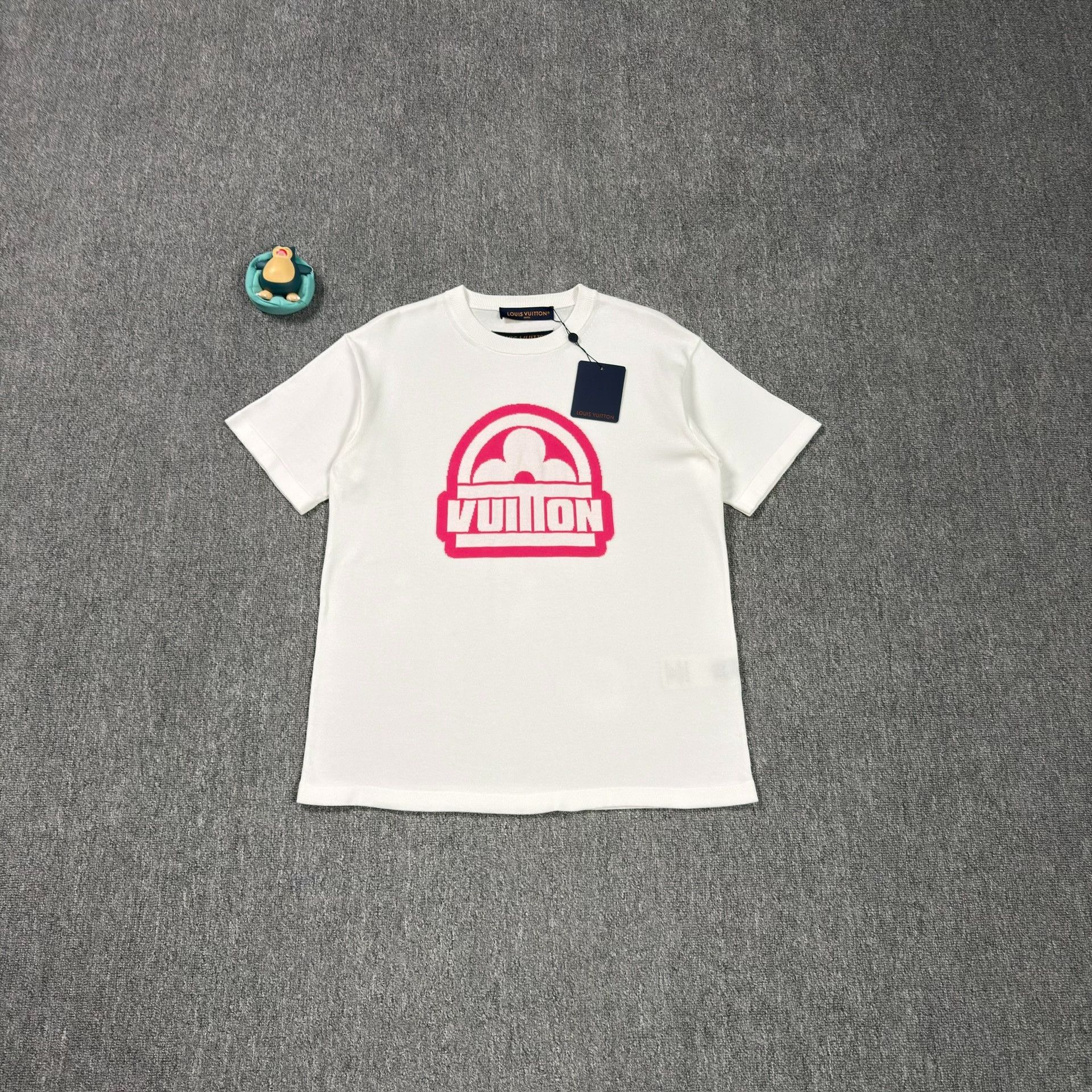 Louis Vuitton Louis Vuitton Pink Arch Logo Knit T-Shirt US S Size US S / EU 44-46 / 1 - 1 Thumbnail