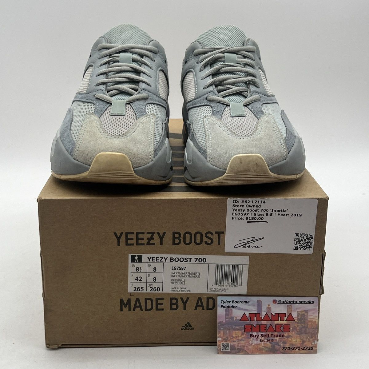 Adidas Yeezy boost 700 inertia Size US 8.5 / EU 41-42 - 2 Thumbnail