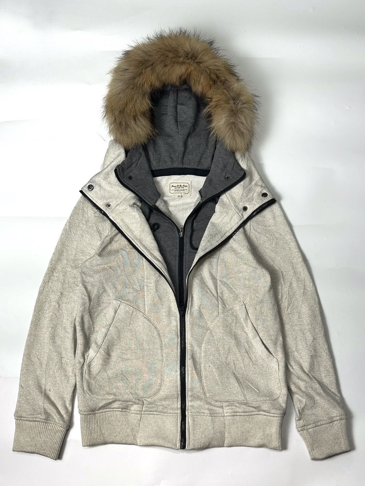 Japanese Brand × Tornado Mart Tornado Mart Fur Rider Jacket Double