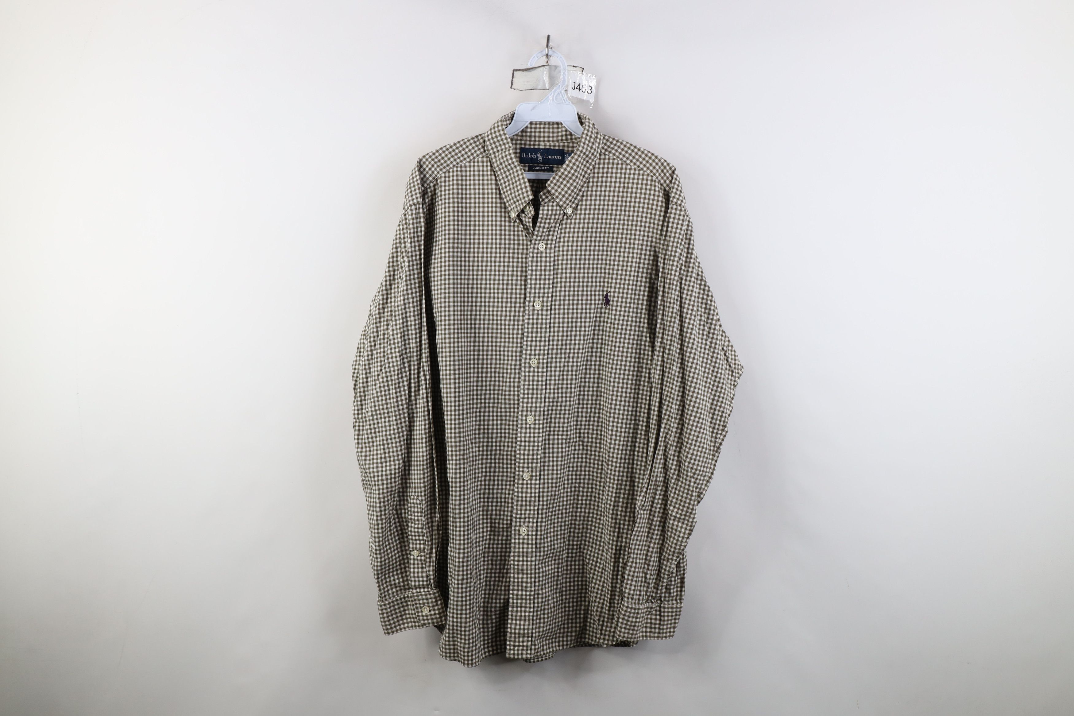 Ralph Lauren Vintage 90s Ralph Lauren Collared Button Down Shirt Cotton Size US XL / EU 56 / 4 - 1 Thumbnail