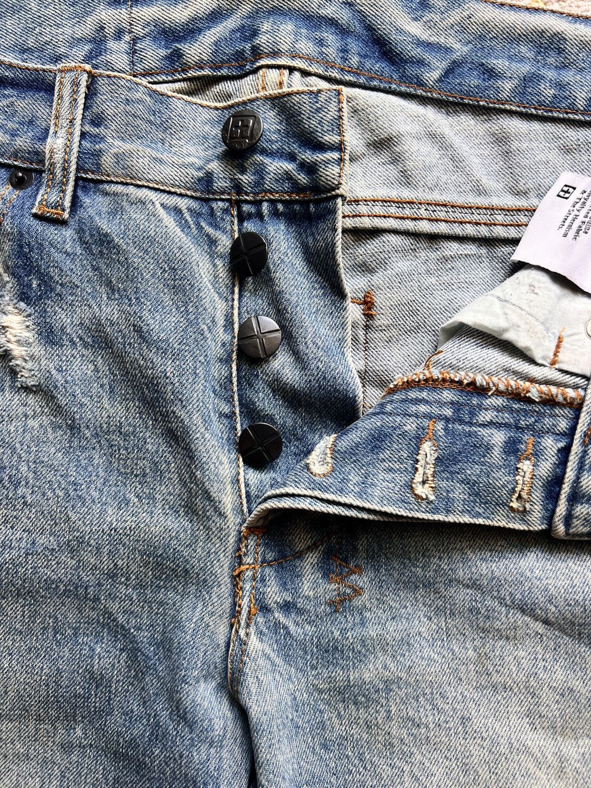Ksubi × Le Grande Bleu (L.G.B.) Ksubi Geegee Slummin Slim Distressed Jeans Size US 34 / EU 50 - 7 Thumbnail