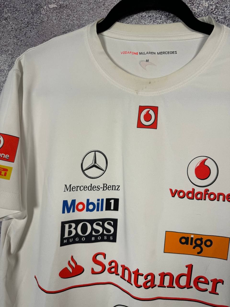 Malcolm McLaren McLaren Vodafone Mercedes F1 Team Jersey Medium Size US M / EU 48-50 / 2 - 9 Thumbnail