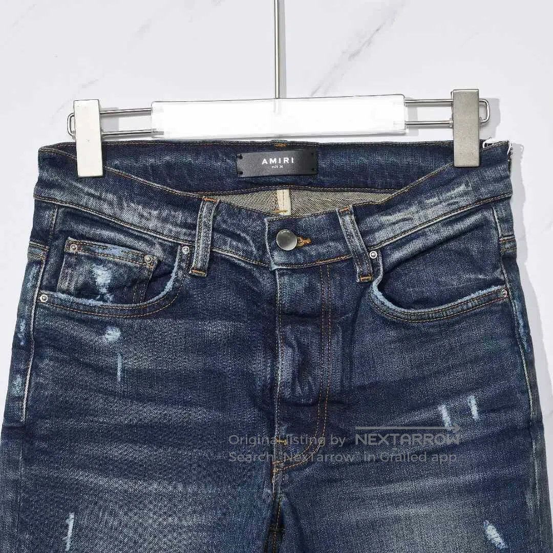 Amiri Amiri Men's Washed Distressed Jeans. Size US 30 / EU 46 - 2 Thumbnail