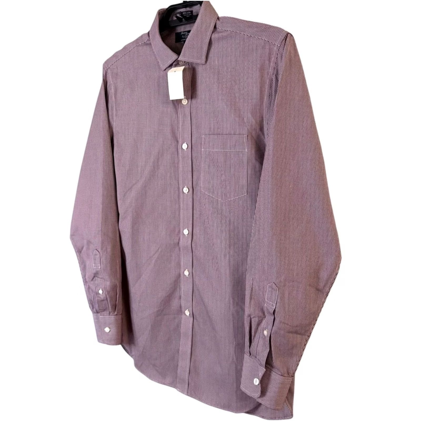 J.Crew J.Crew Gingham Plaid Button-Up L/S Shirt Red Men M 80's 2-Ply Cotton NEW Shirt Size US M / EU 48-50 / 2 - 2 Thumbnail