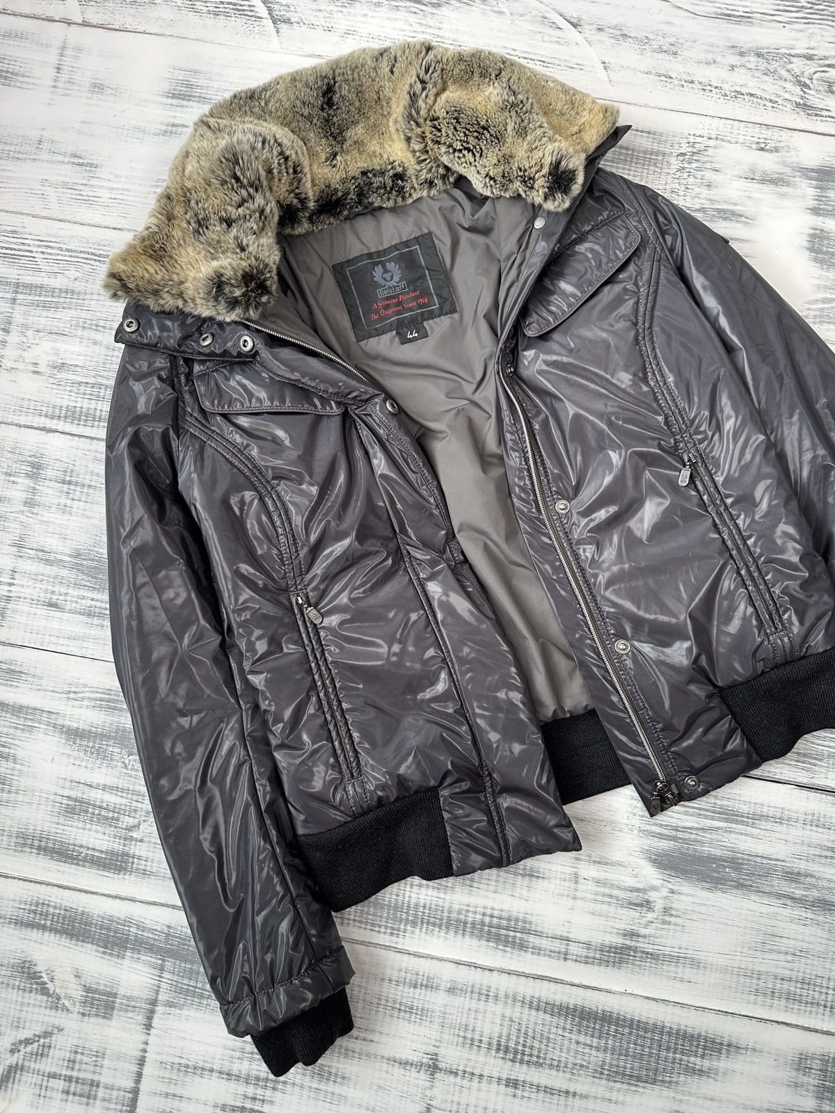 Belstaff BELSTAFF Silver Label Fur Collar Iconic Jacket Women’s sz 44 Size M / US 6-8 / IT 42-44 - 8 Thumbnail