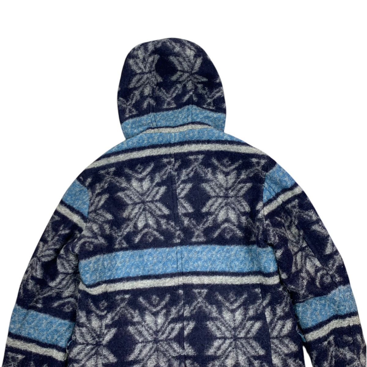 Beams Plus × Japanese Brand VINTAGE BEAM LIGHT NATIVE WOOL HOODIE COAT Size US L / EU 52-54 / 3 - 7 Thumbnail