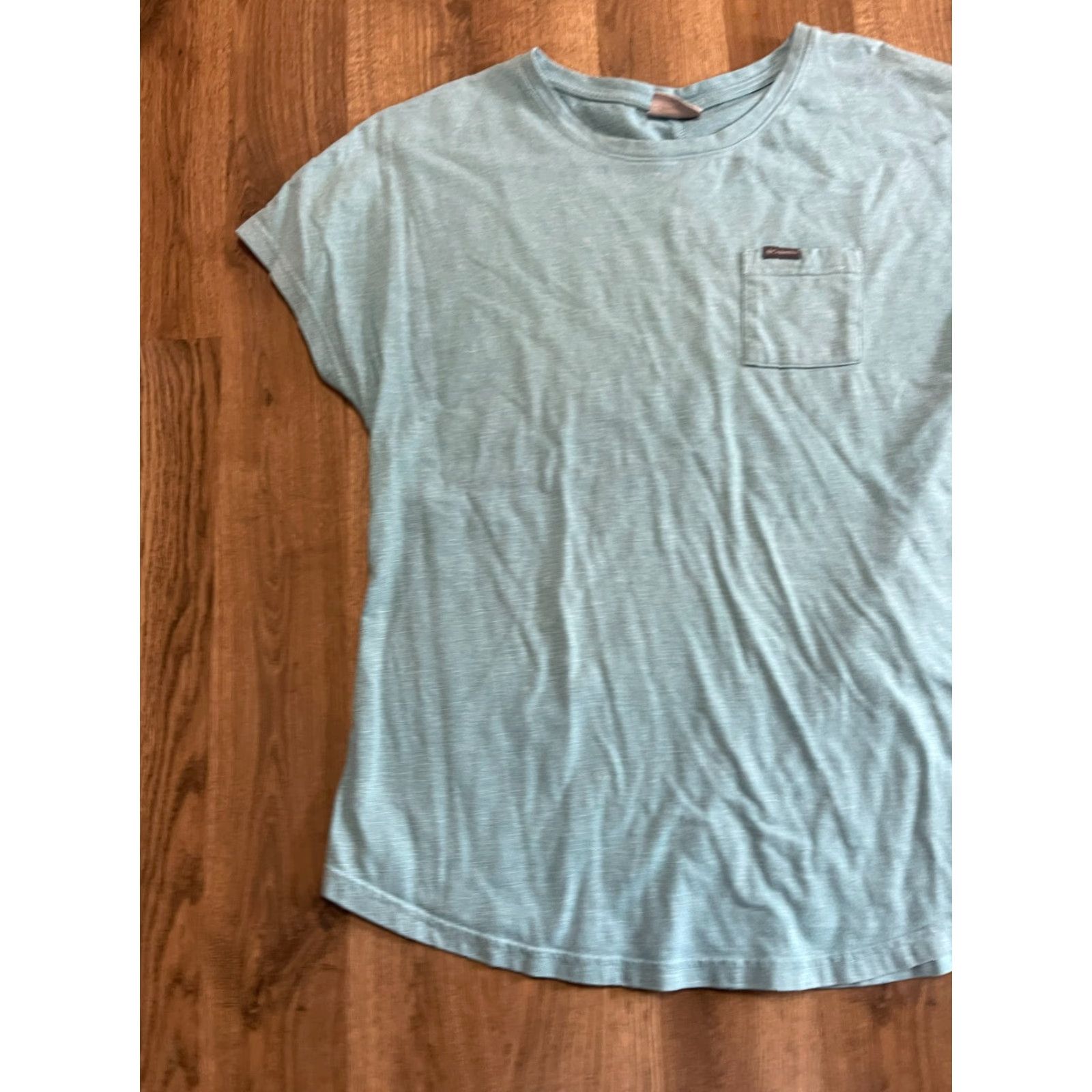 Vintage Columbia Shirt Women's XL Blue Short Sleeve Pocket T-Shirt Casual Modern Basic Pockets Size XL / US 12-14 / IT 48-50 - 4 Thumbnail