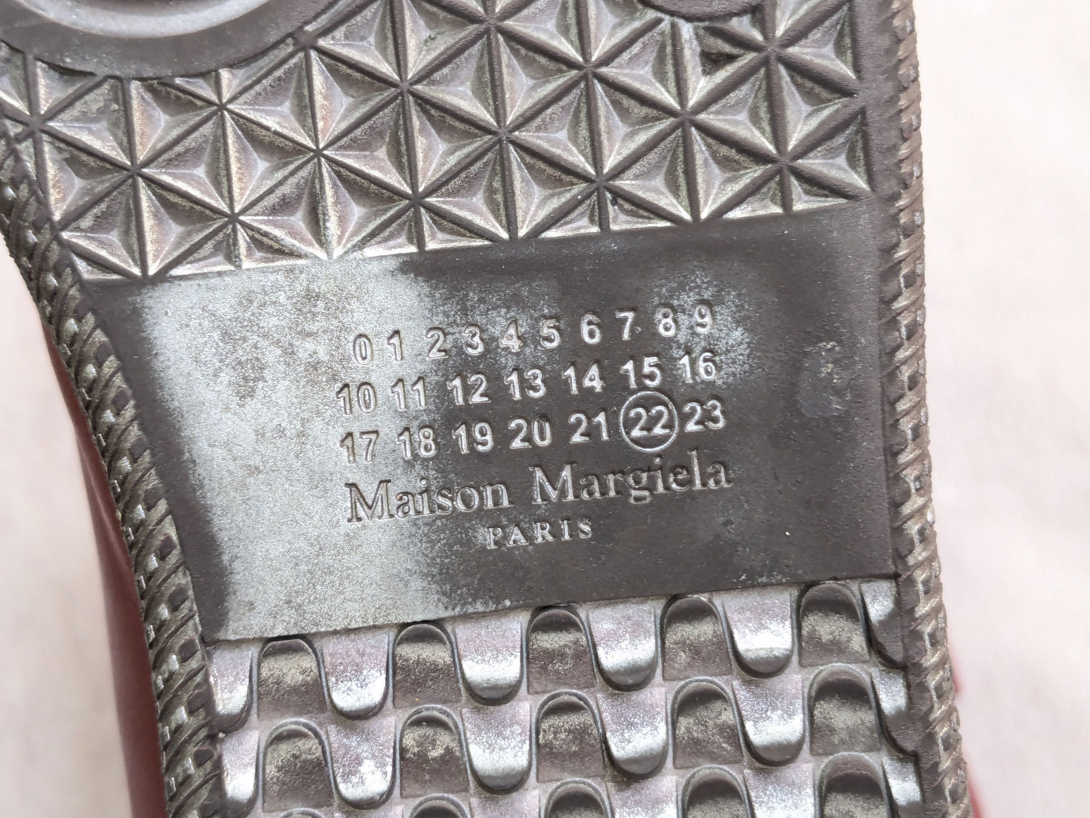 Maison Margiela Maison Margiela Future Red 12.45 Silver Leather High Tops Size US 12 / EU 45 - 20 Thumbnail