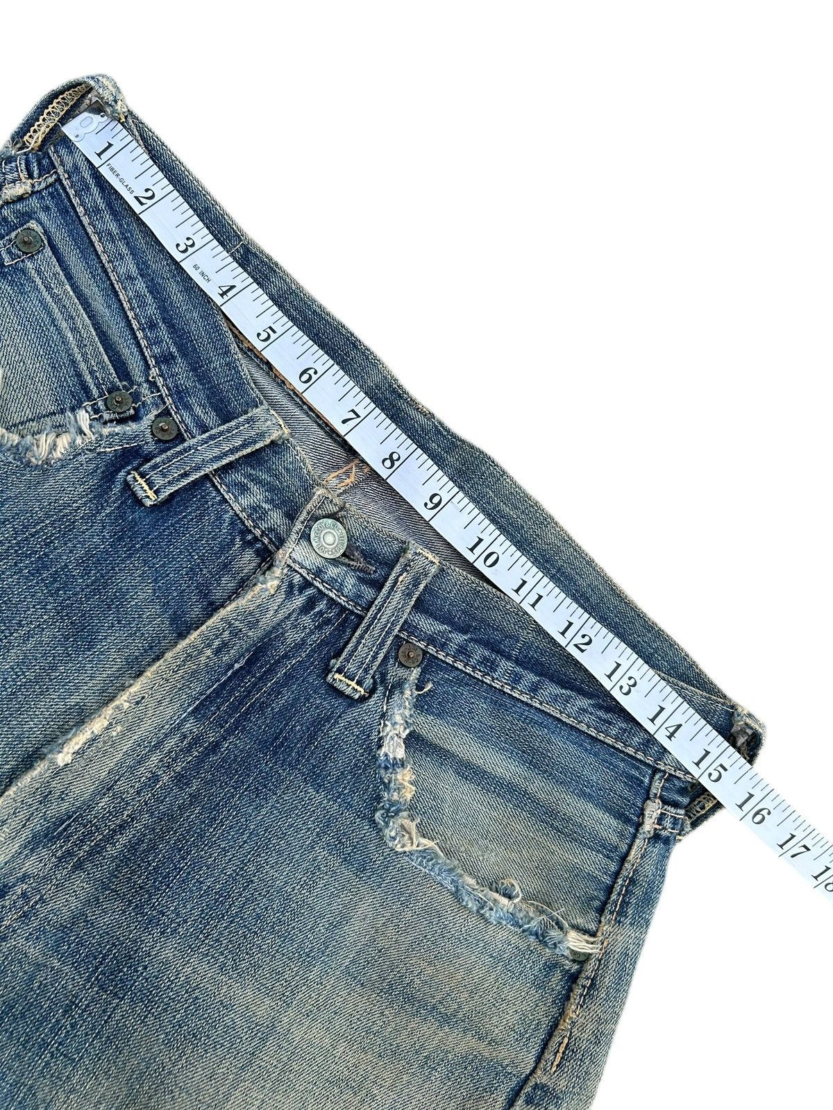 Kapital Vintage Joe McCoy Selvedge Thrashed Repair Denim Jeans Size US 30 / EU 46 - 19 Thumbnail