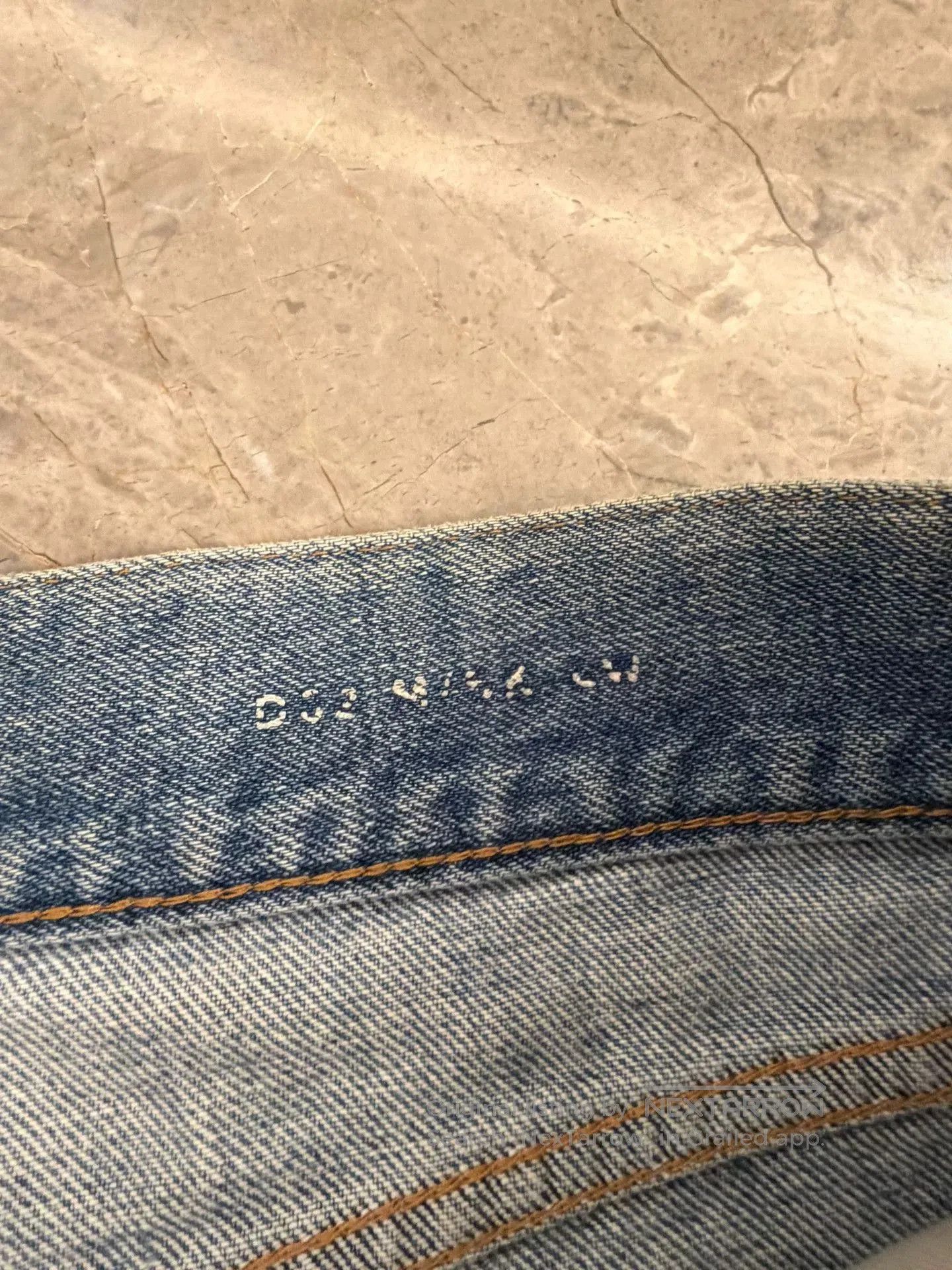 Saint Laurent Paris Saint Laurent Blue Distressed Denim Pants. Size US 29 - 6 Thumbnail