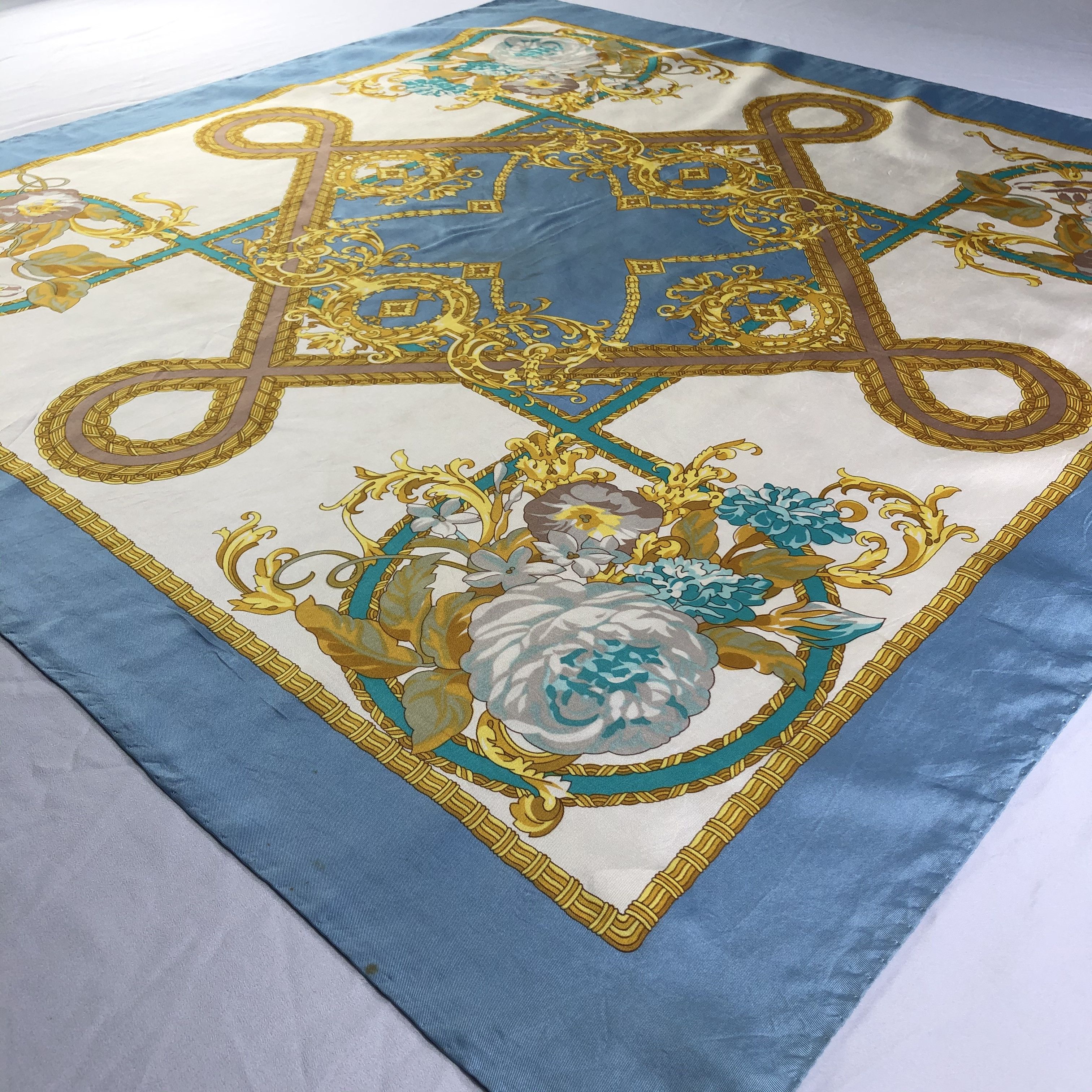 Vintage Vintage Silk Scarf Size ONE SIZE - 3 Thumbnail