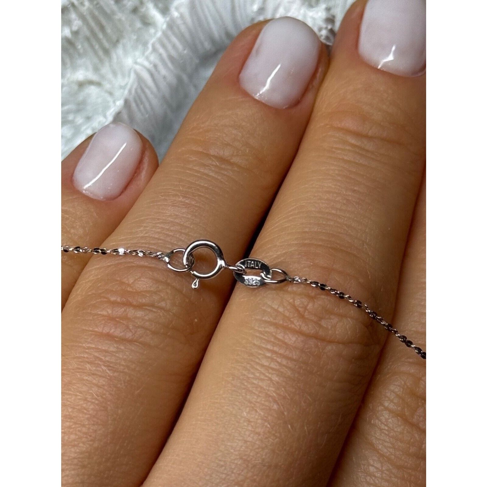 Jewelry 925 STERLING SILVER FRESH WATER PEARL NECKLACE LENGTH 18 In Size ONE SIZE - 14 Thumbnail
