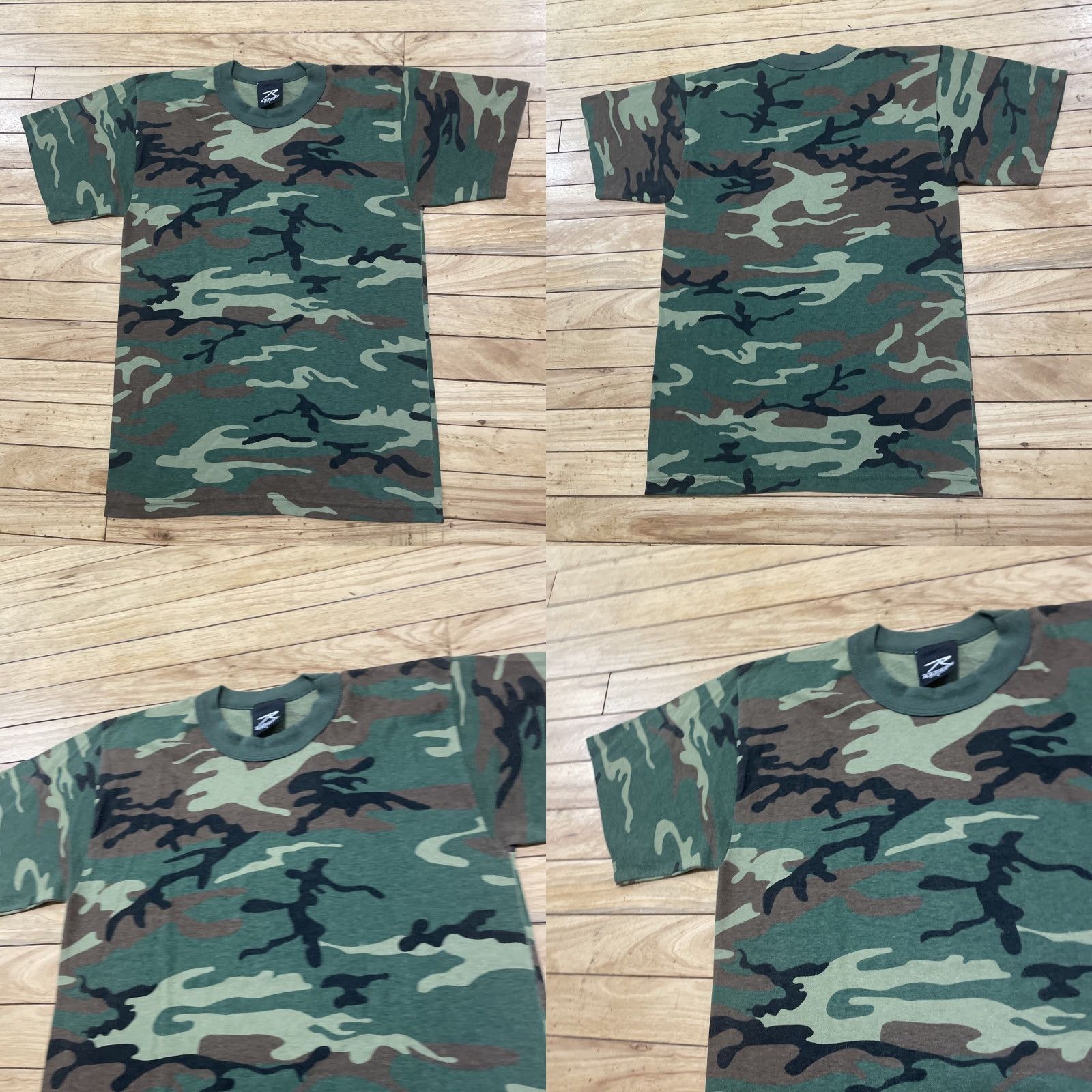 Rothco VINTAGE Rothco Army Surplus Shirt Men S Camouflage Green Army Forest Woodland Made USA Size US S / EU 44-46 / 1 - 9 Thumbnail