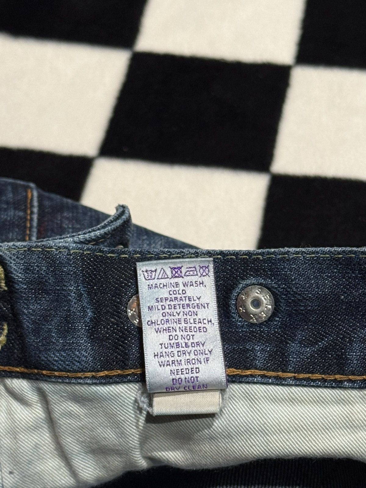 Prps RARE $638 SELVEDGE JAPAN DISTRESSED JEANS DENIM Size US 33 - 12 Thumbnail