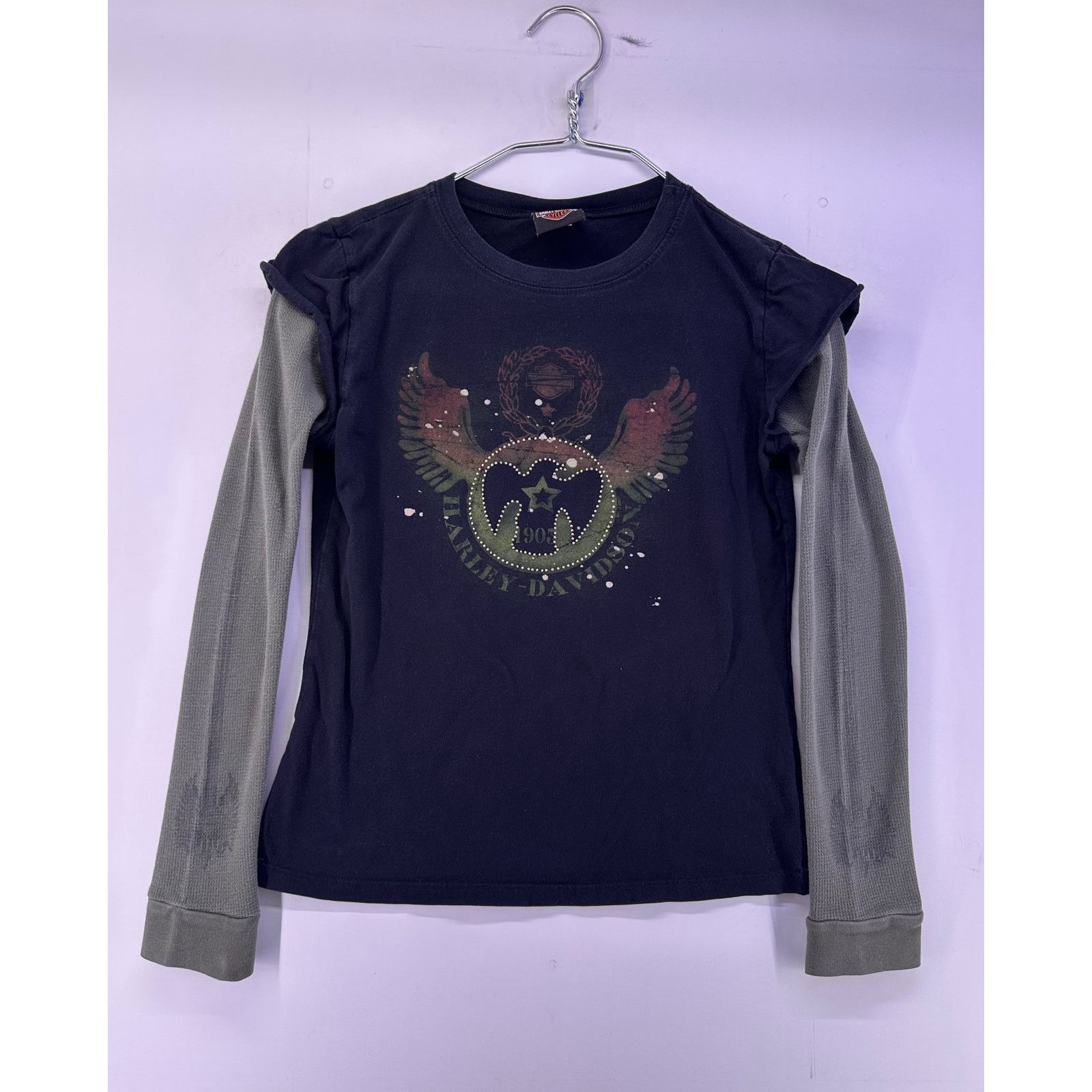 Harley Davidson 2007 Harley Davidson Womens Longsleeve Lisle IL Size Medium Size M / US 6-8 / IT 42-44 - 1 Thumbnail