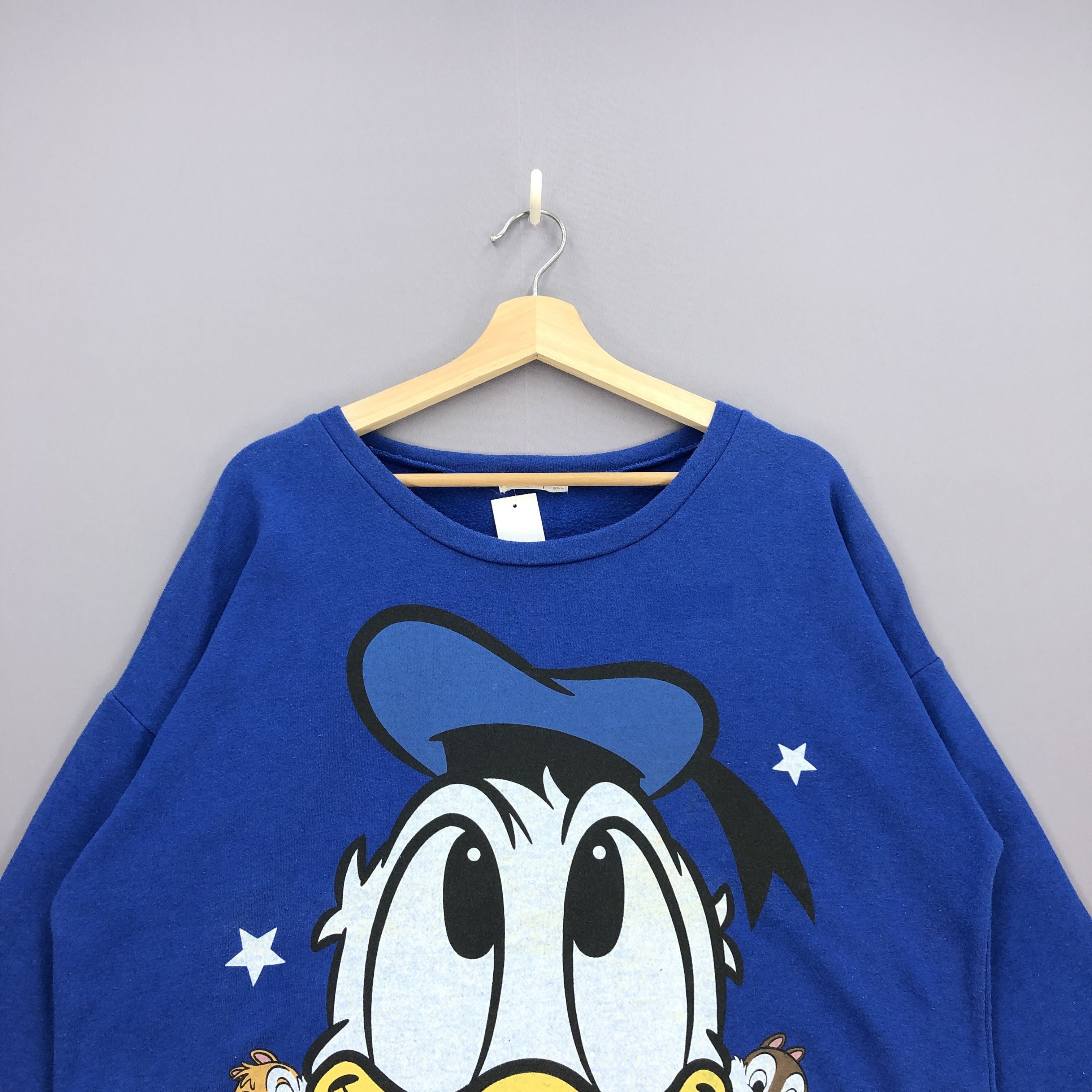 Disney Vintage Donald Duck Sweatshirt Disney Cartoon Sweater Size US XL / EU 56 / 4 - 3 Thumbnail
