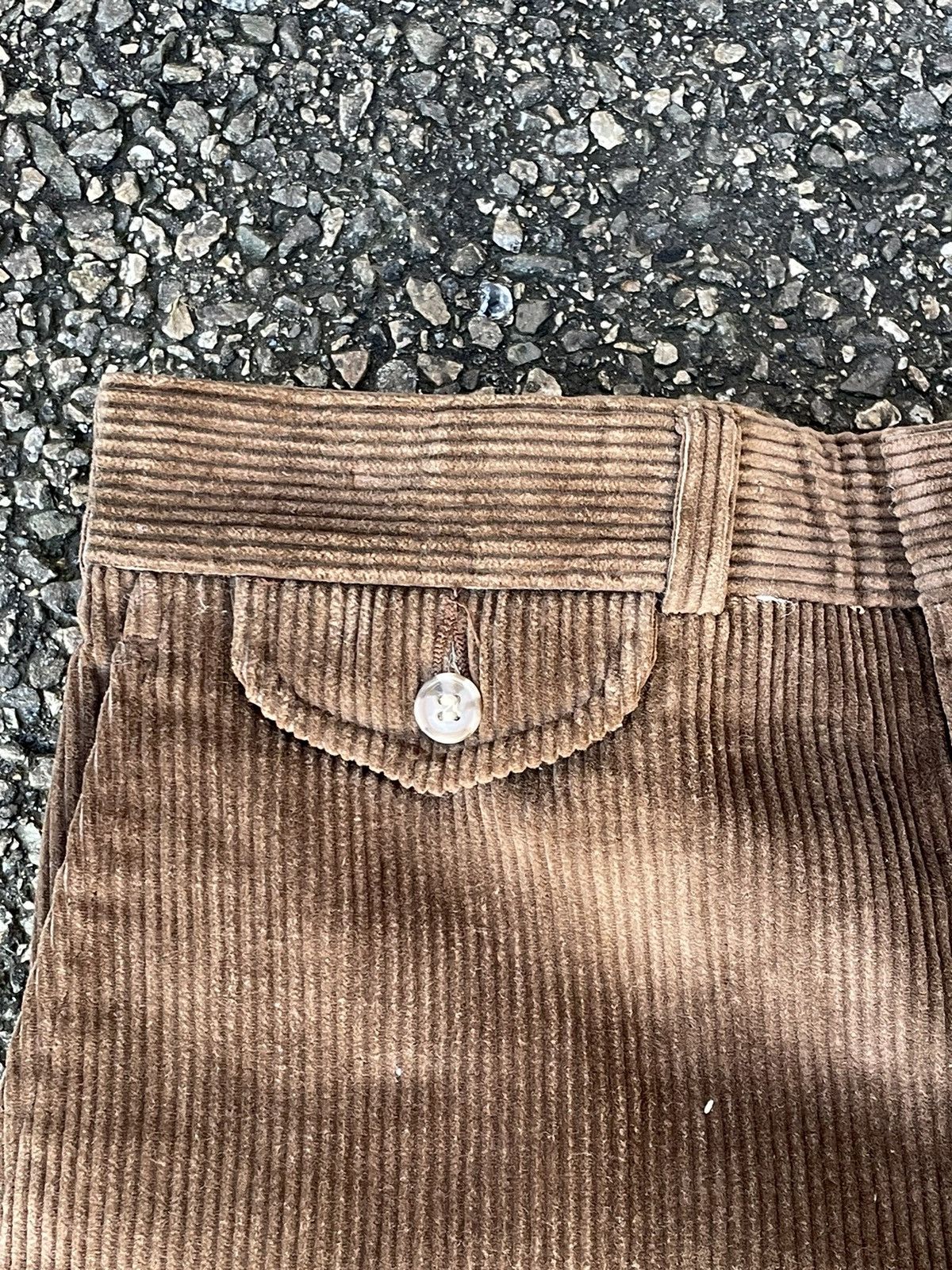 Lands' End NWT 90s Lands' End Men's Corduroy Flat Front Pants 30x36 Size US 30 / EU 46 - 6 Thumbnail