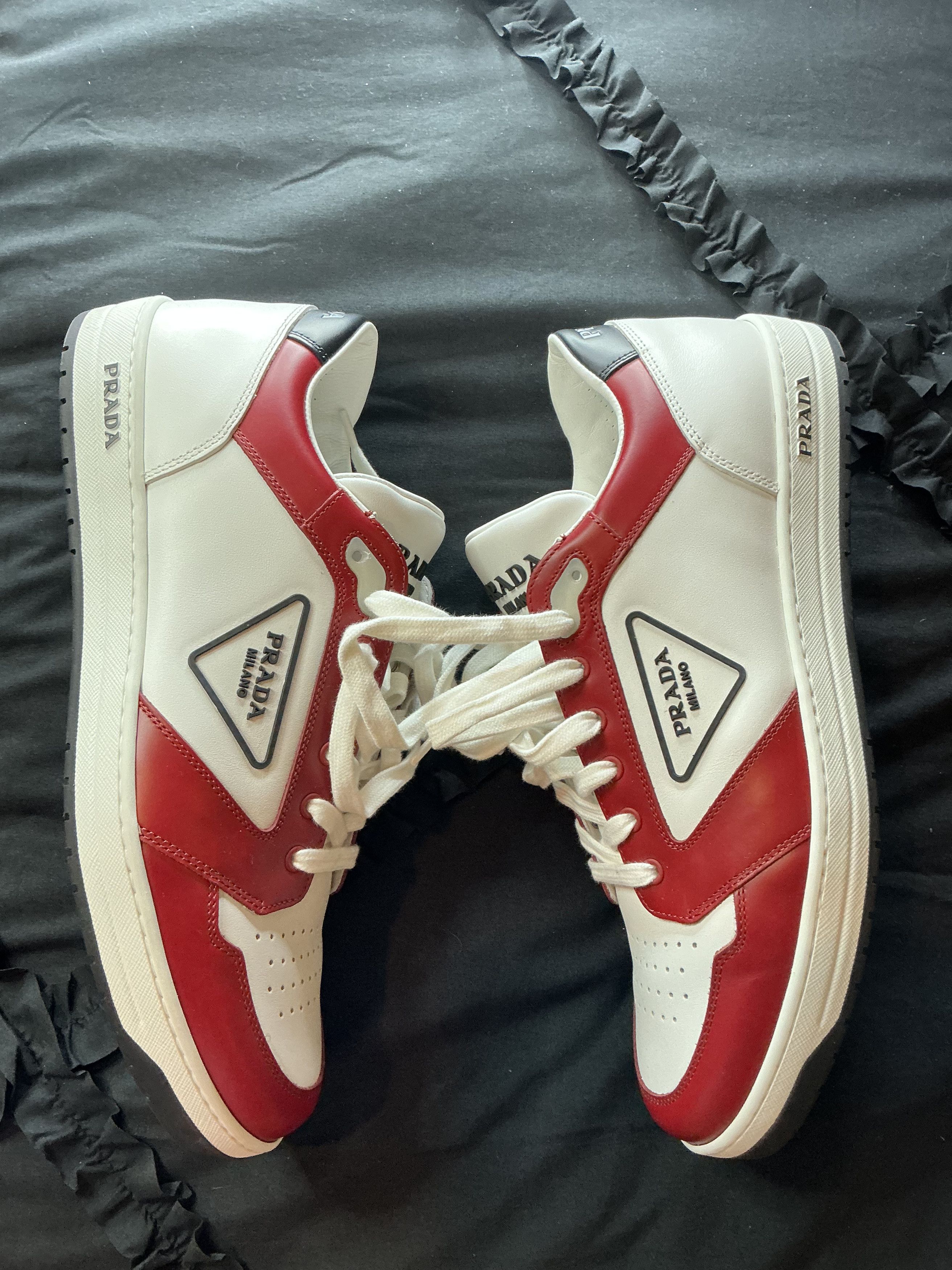 Prada Prada Milano Low-Top Sneakers Size US 11 / EU 44 - 2 Thumbnail
