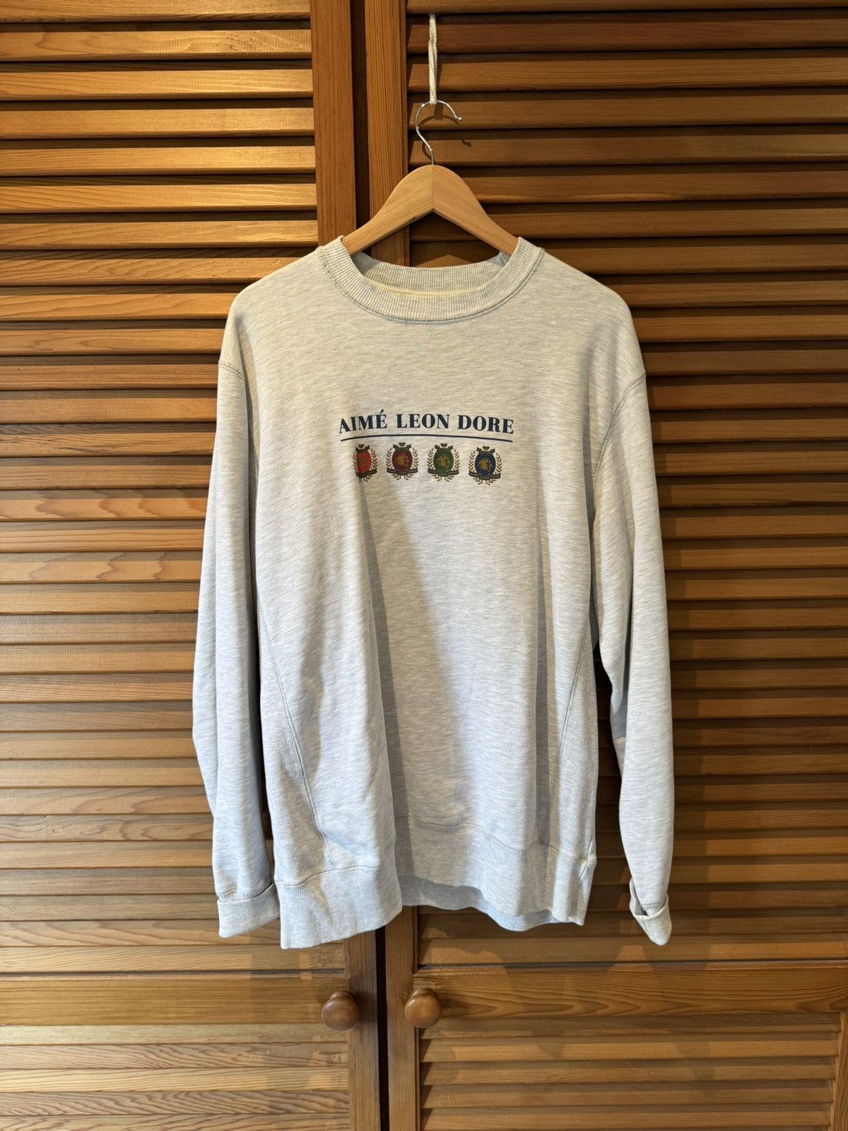 image of Aime Leon Dore Grey Sweat, Men's (Size XL)